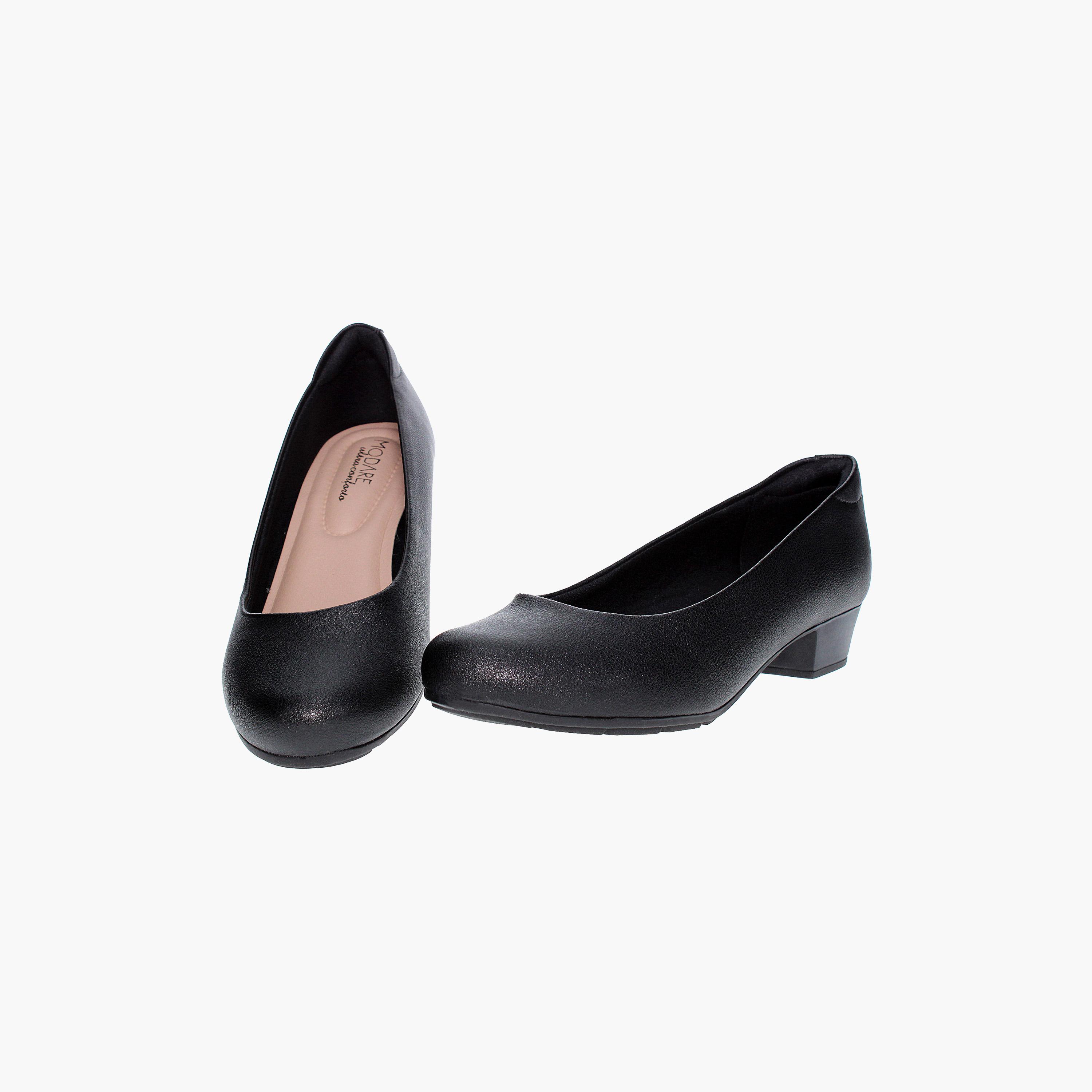 Modare by Geoomnii Women's Block Heel Round Toe Ballerinas | 7032-500-21736       -women-shoes-ballerinas-image-4
