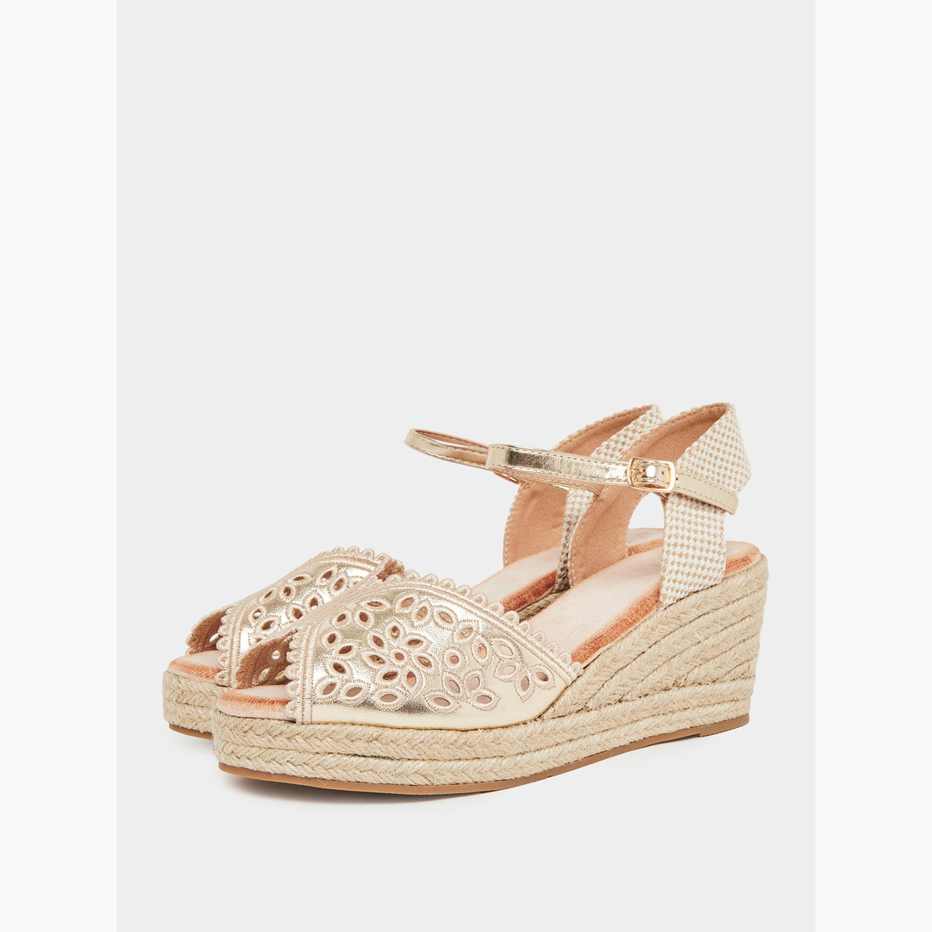 Styli Peep Toe Wedge Espadrilles-women-shoes-heels-image-1