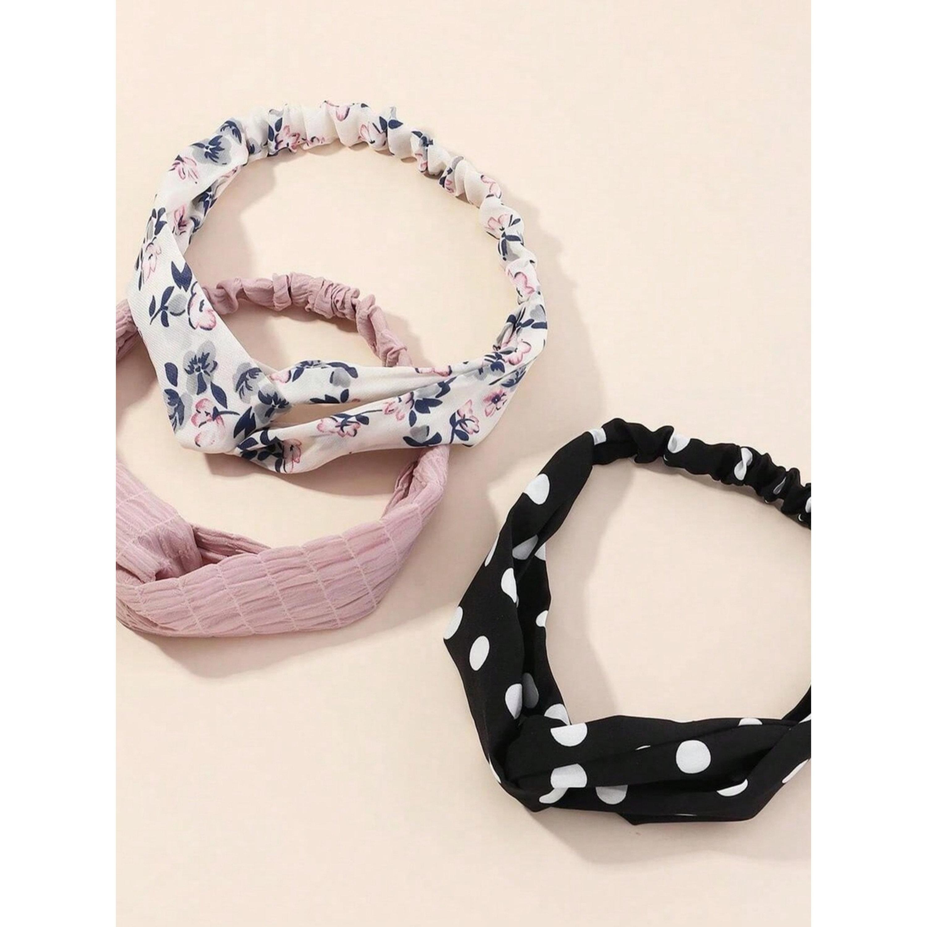 Take Two Pack of 3 - Printed Twisted Headband-women-hairaccessories-bands-image-3