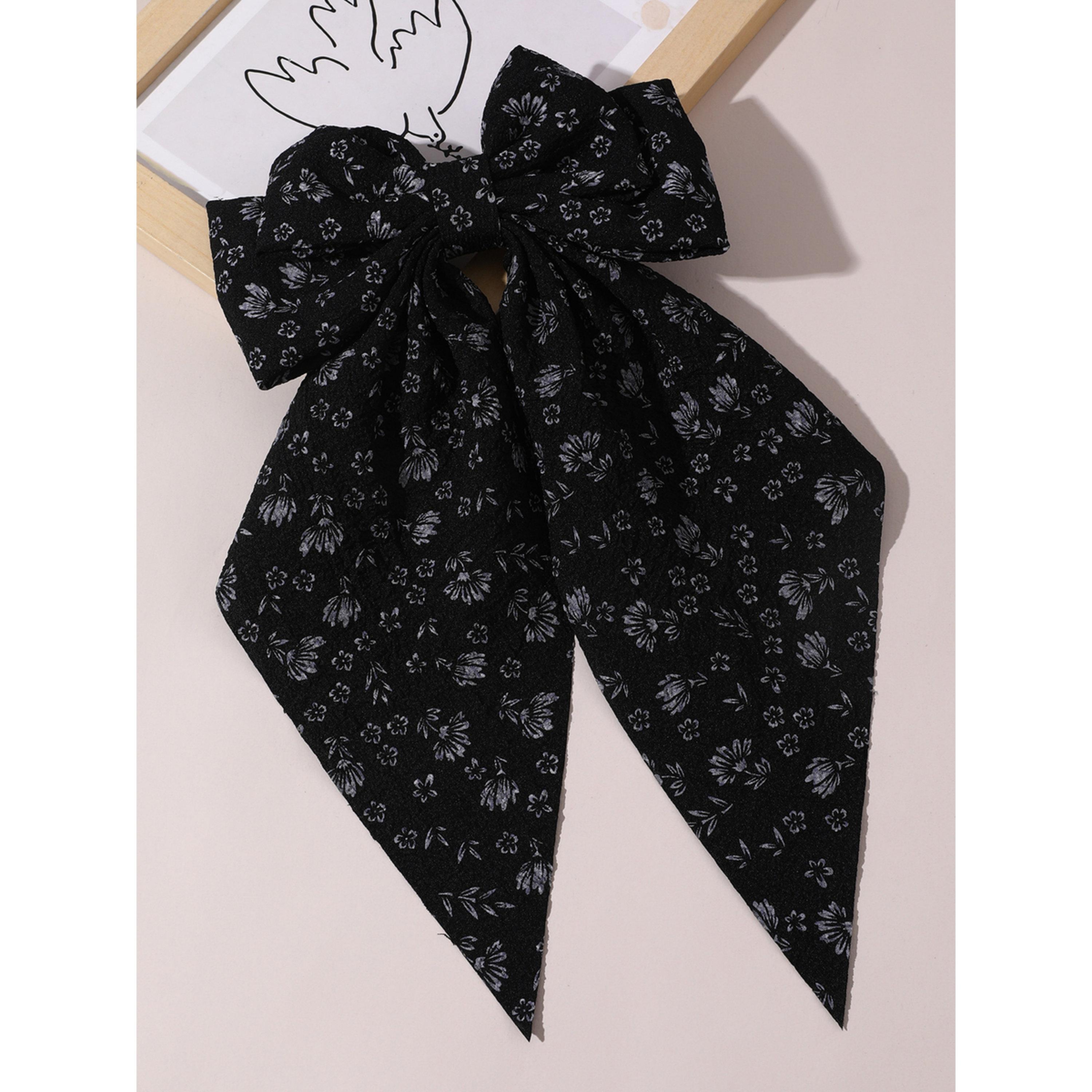 Take Two Floral Print Bow Hair Clip-women-hairaccessories-clips-image-6