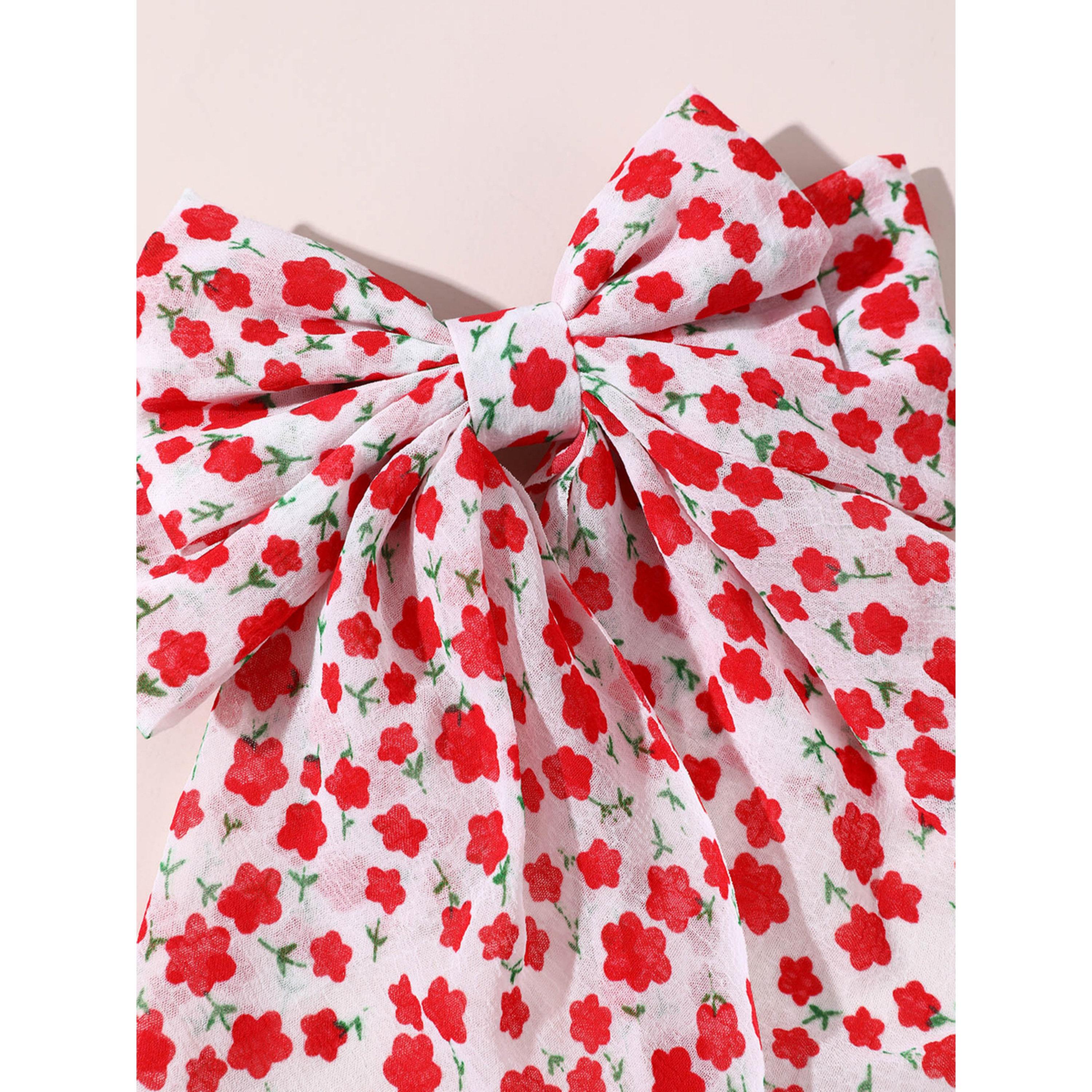 Take Two Floral Print Bow Hair Clip-women-hairaccessories-clips-image-6