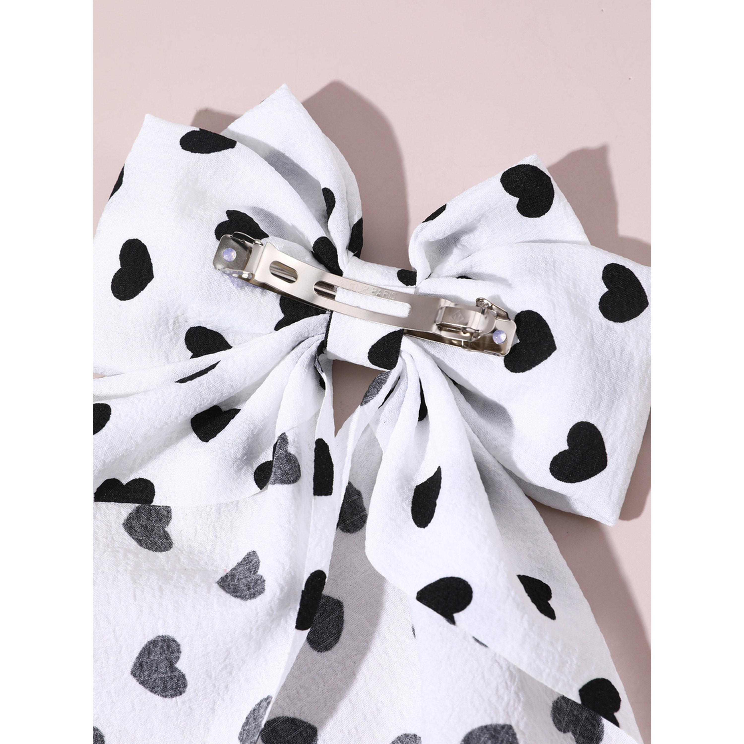 مشبك شعر بفيونكة ونقشة قلوب-women-hairaccessories-clips-image-5