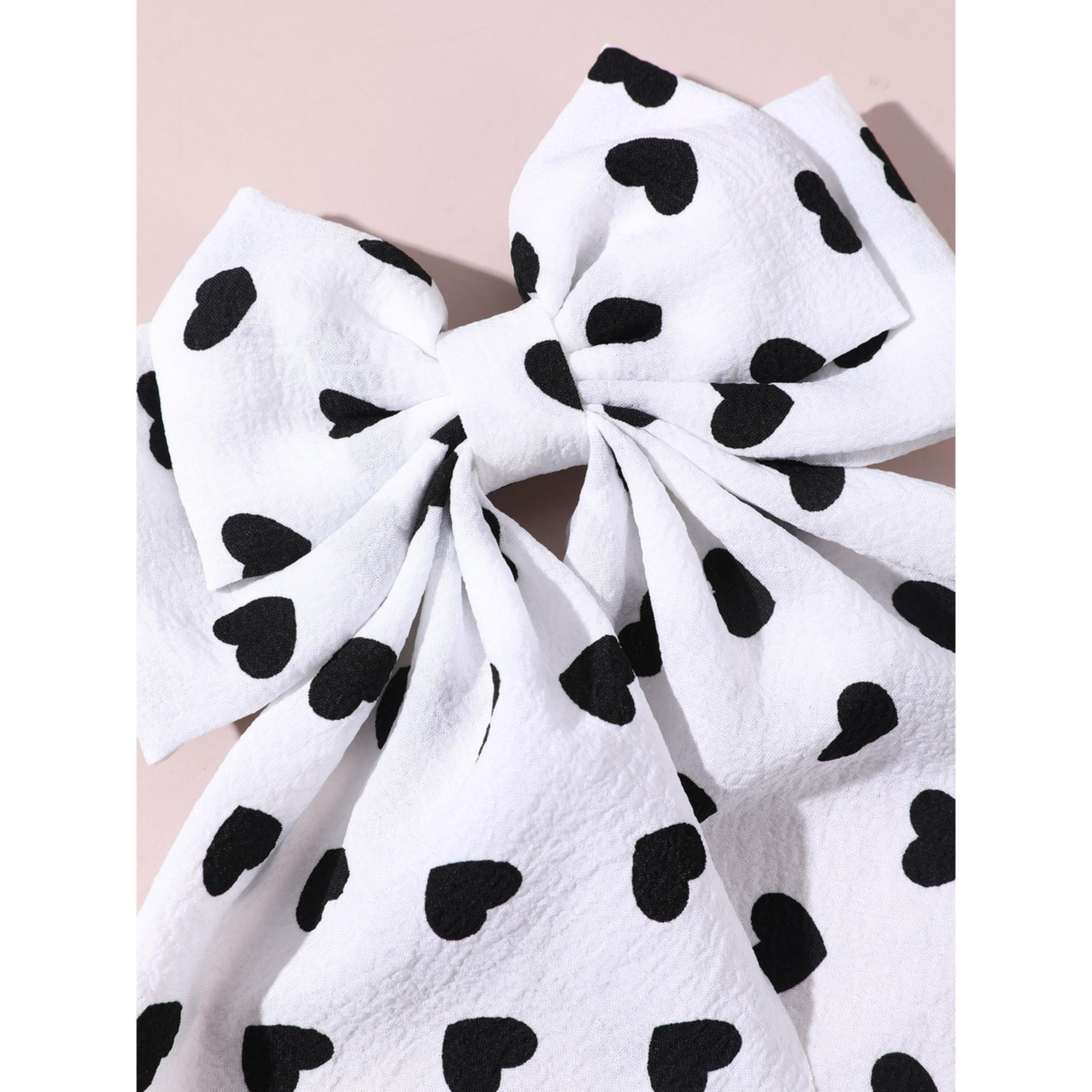 Take Two Heart Print Bow Hair Clip-women-hairaccessories-clips-image-6