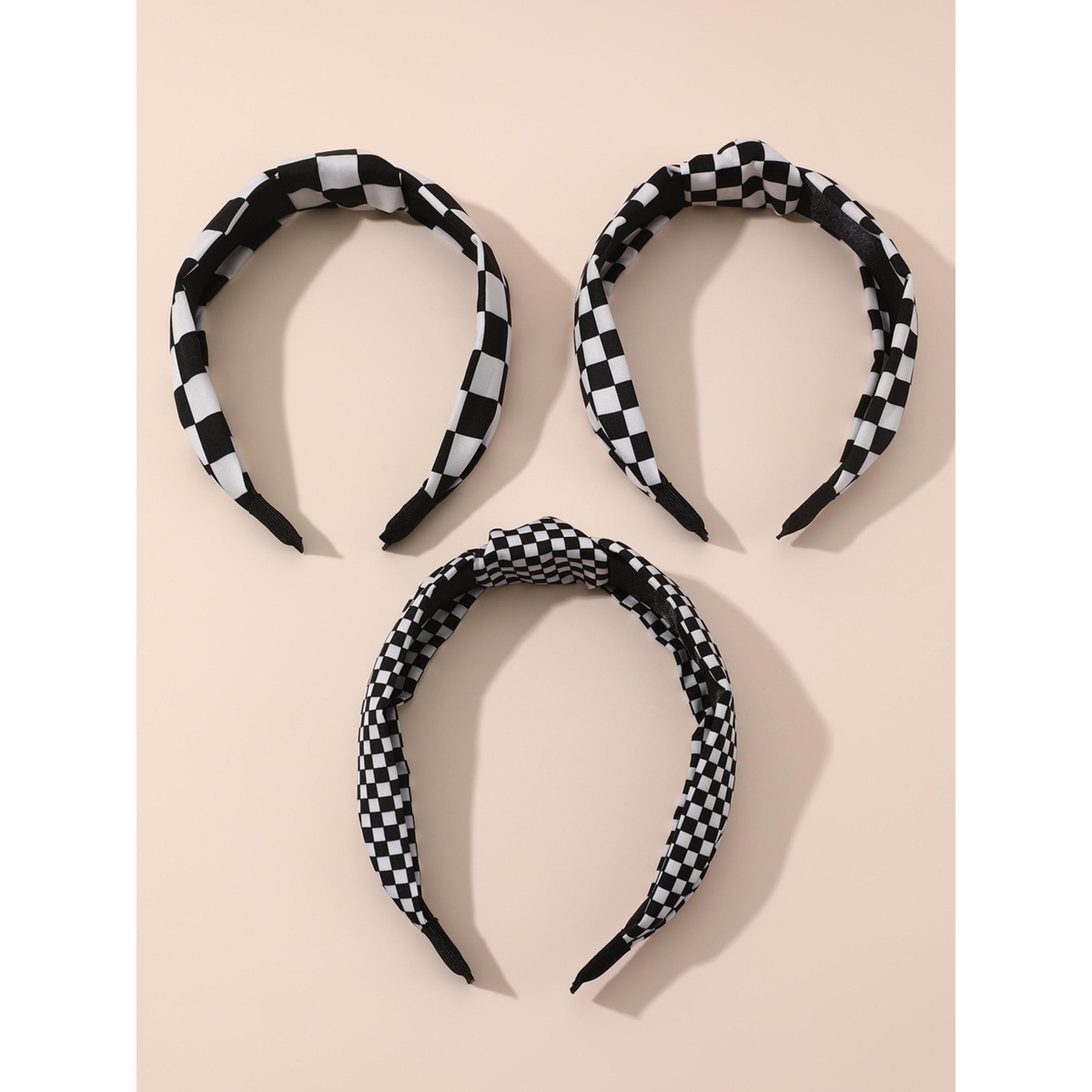 Take Two Pack of 3 - Checkerboard Headband-women-hairaccessories-bands-image-1