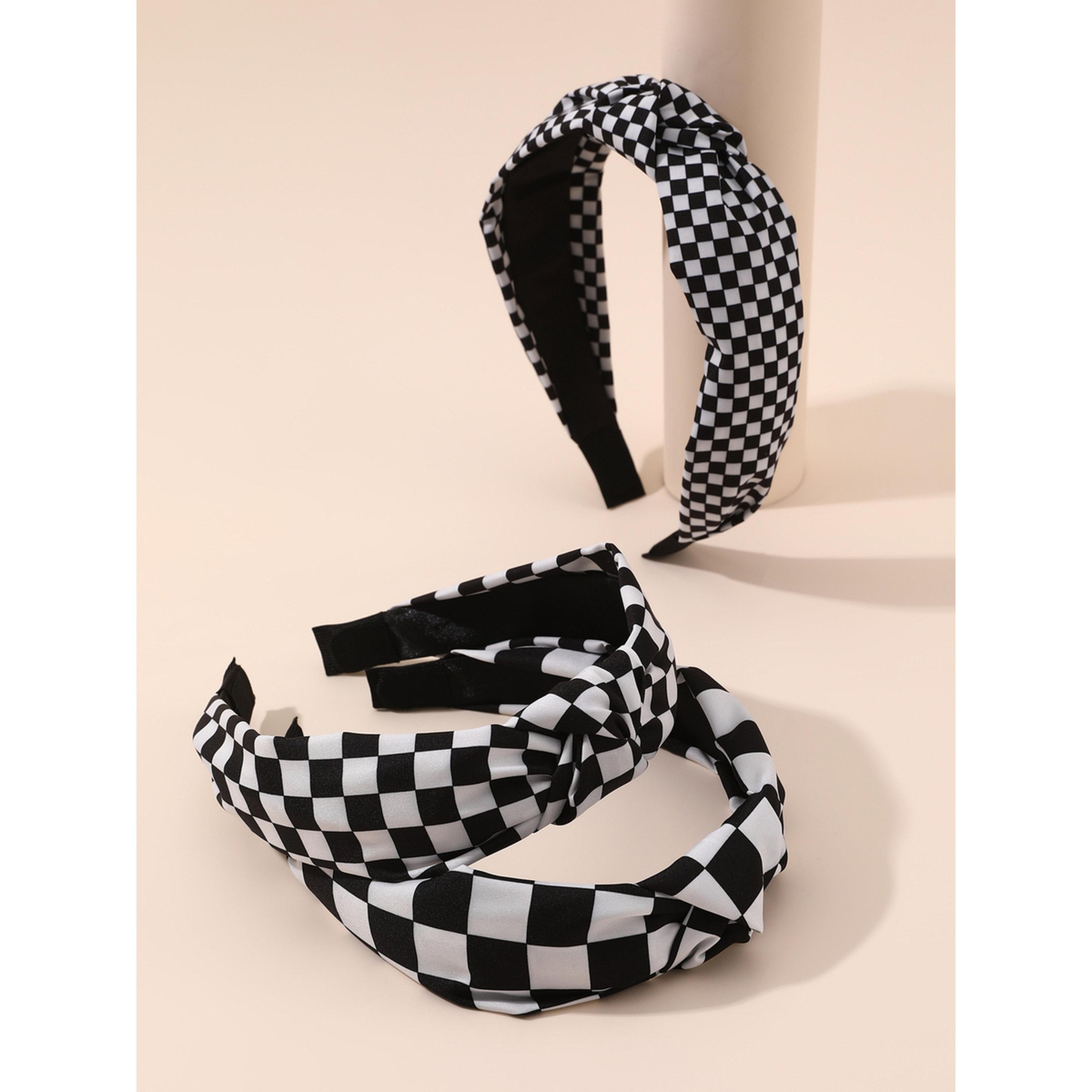 Take Two Pack of 3 - Checkerboard Headband-women-hairaccessories-bands-image-2