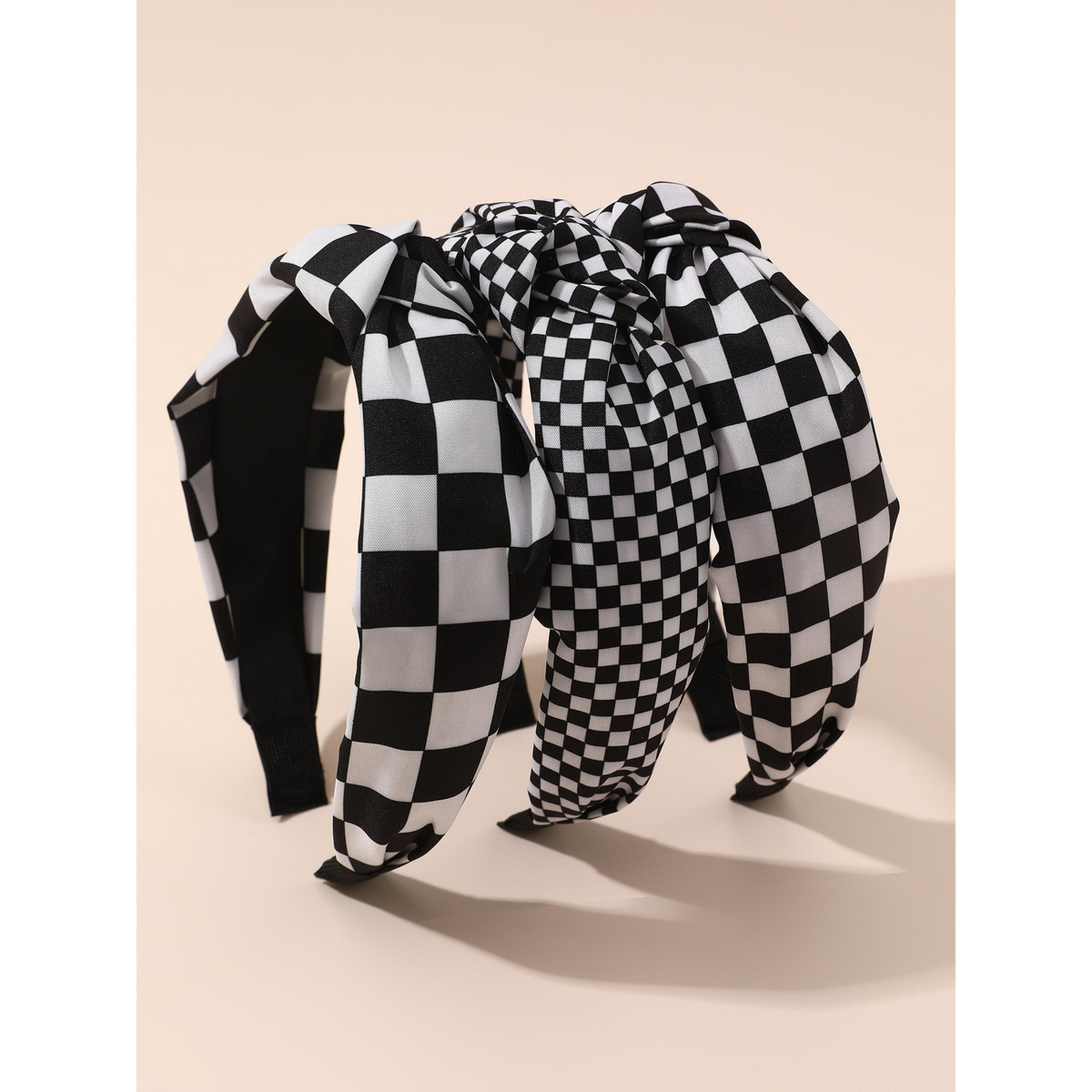 Take Two Pack of 3 - Checkerboard Headband-women-hairaccessories-bands-image-3