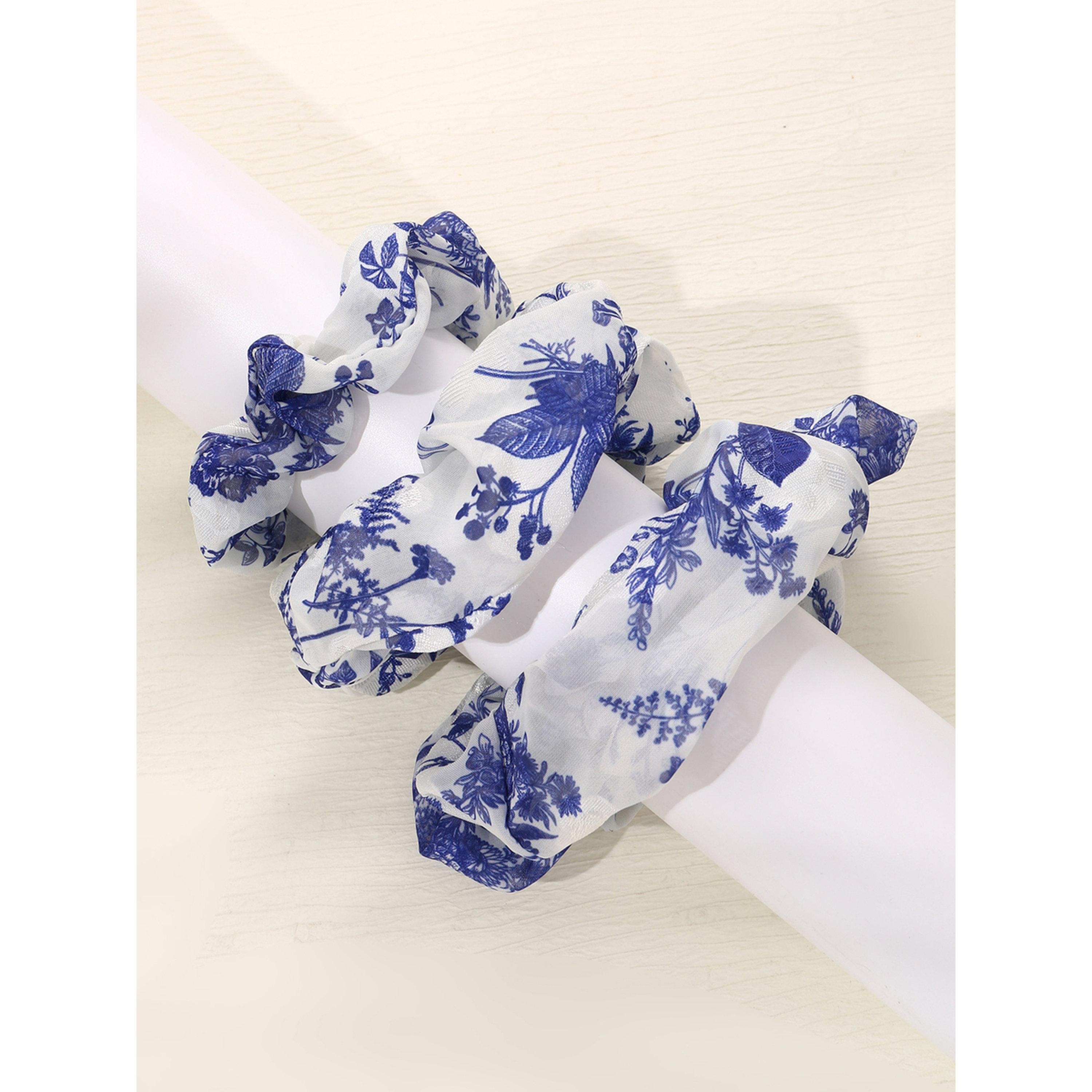 طقم ربطات شعر بالزهور - 3 قطع-women-hairaccessories-scrunchies-image-4
