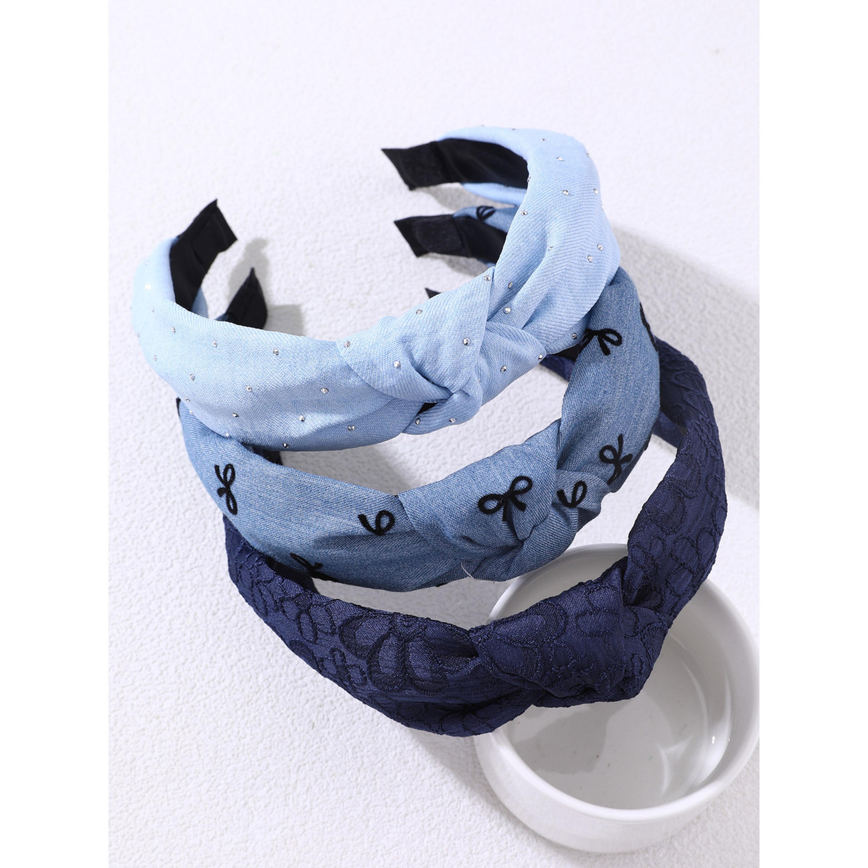 Take Two Pack of 3 - Printed Knotted Headbands-women-hairaccessories-bands-image-2
