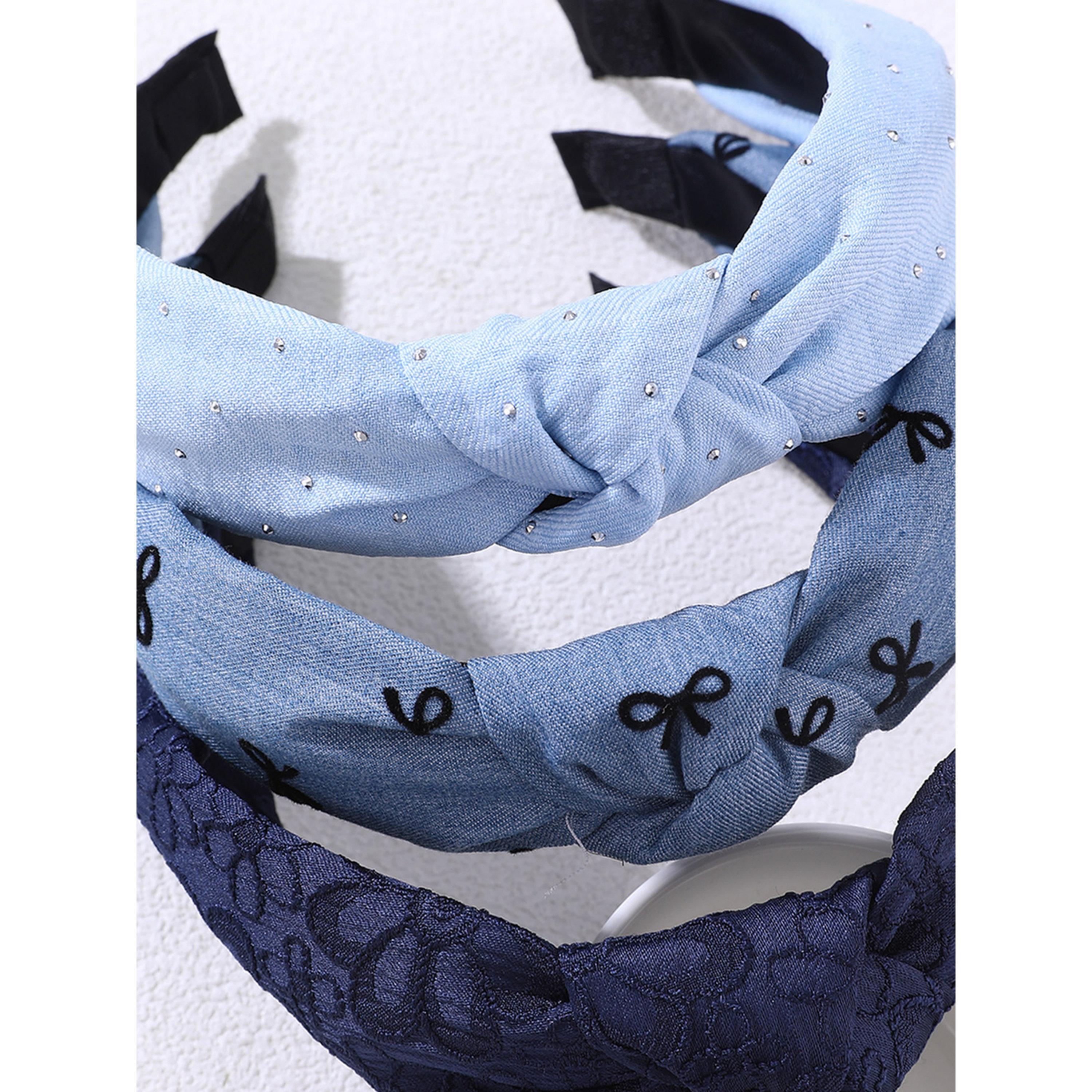 Take Two Pack of 3 - Printed Knotted Headbands-women-hairaccessories-bands-image-4