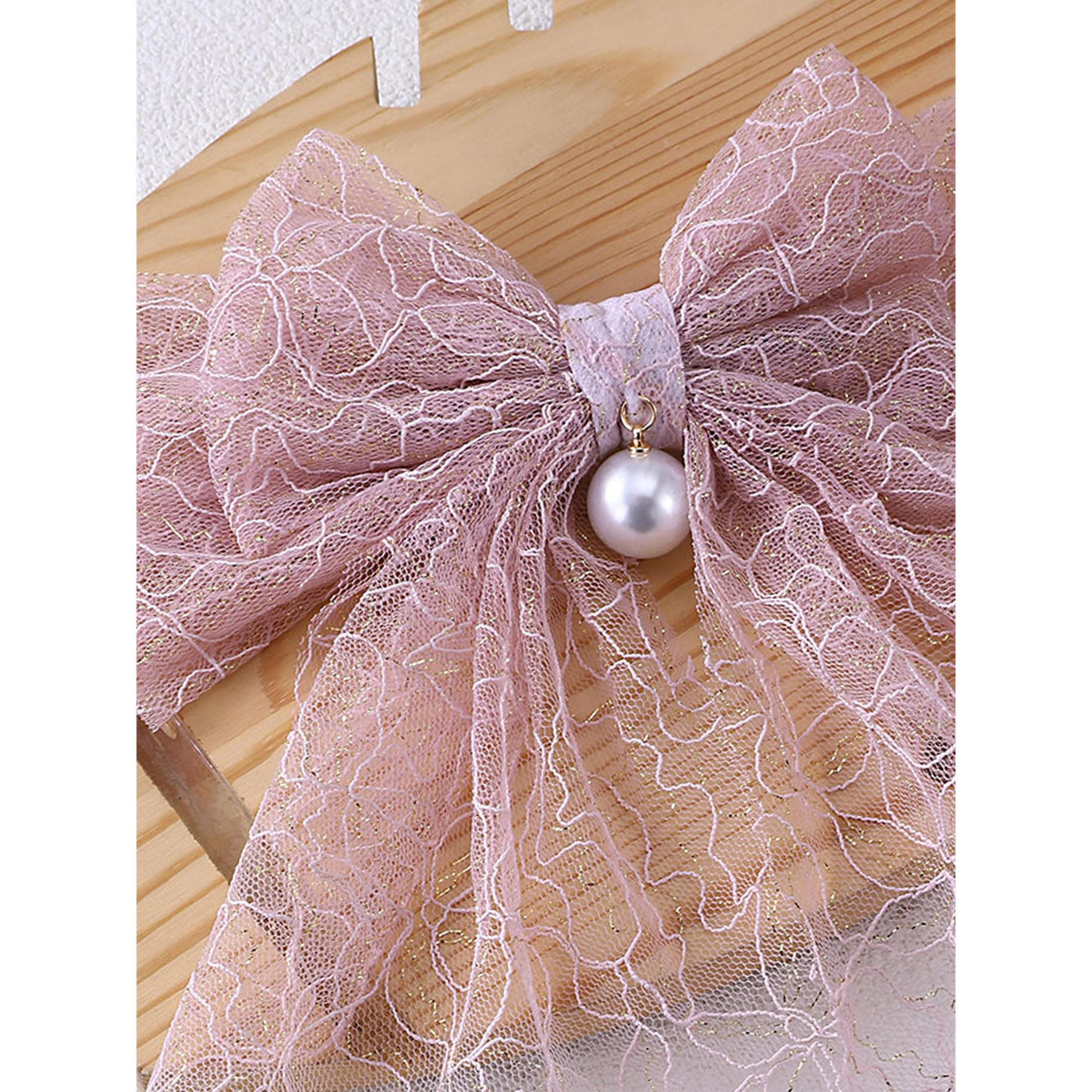Take Two Pink Lace Bow Hair Clip-women-hairaccessories-clips-image-4