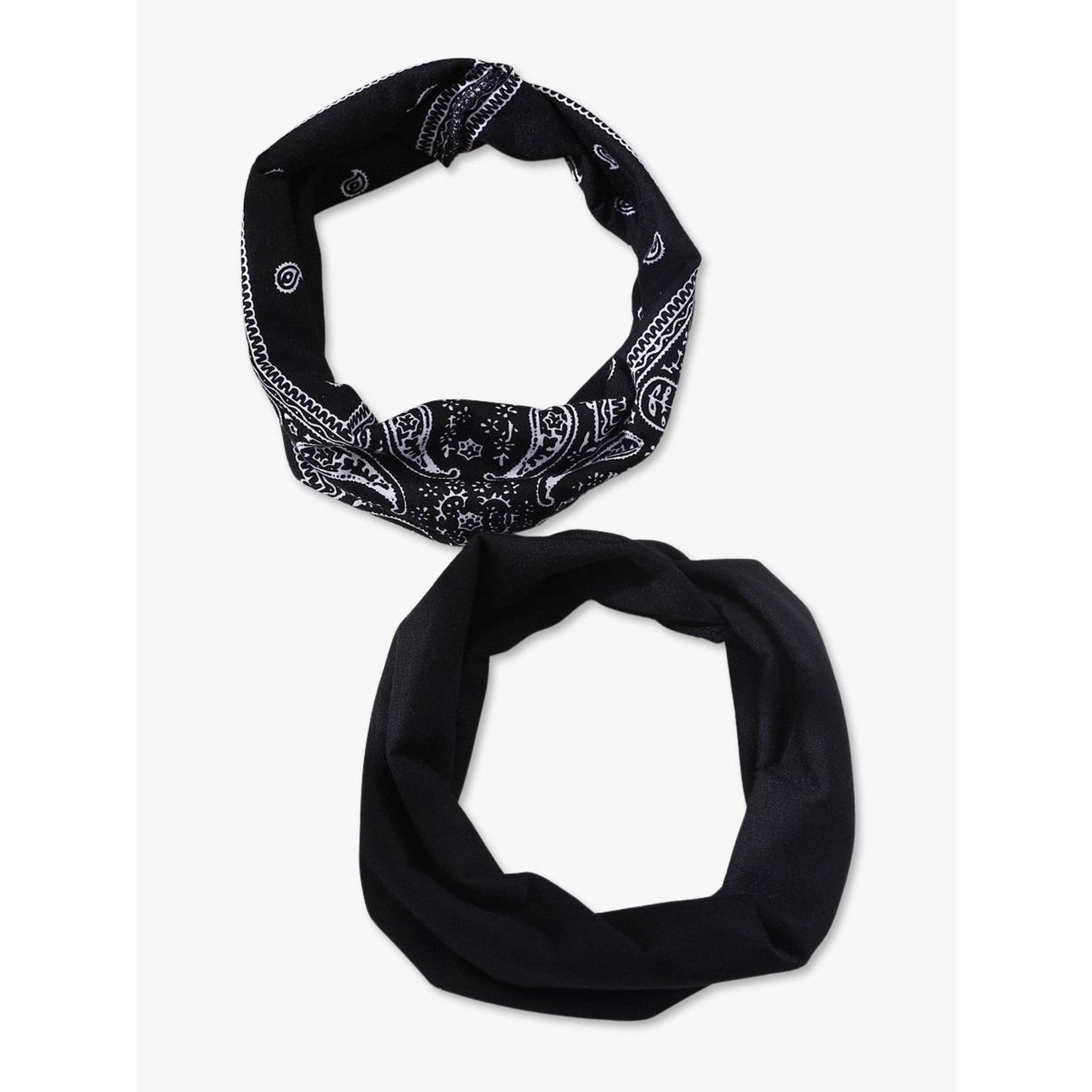 طقم ربطات رأس بنقشة بيزلي - قطعتين-women-hairaccessories-bands-image-1