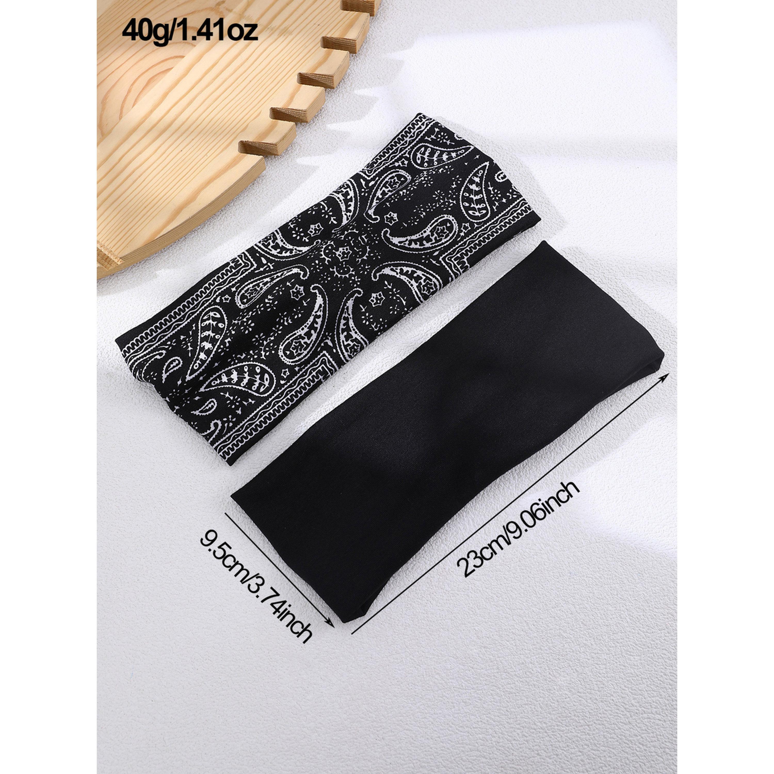 Take Two Pack of 2 - Paisley Printed Headband-women-hairaccessories-bands-image-6