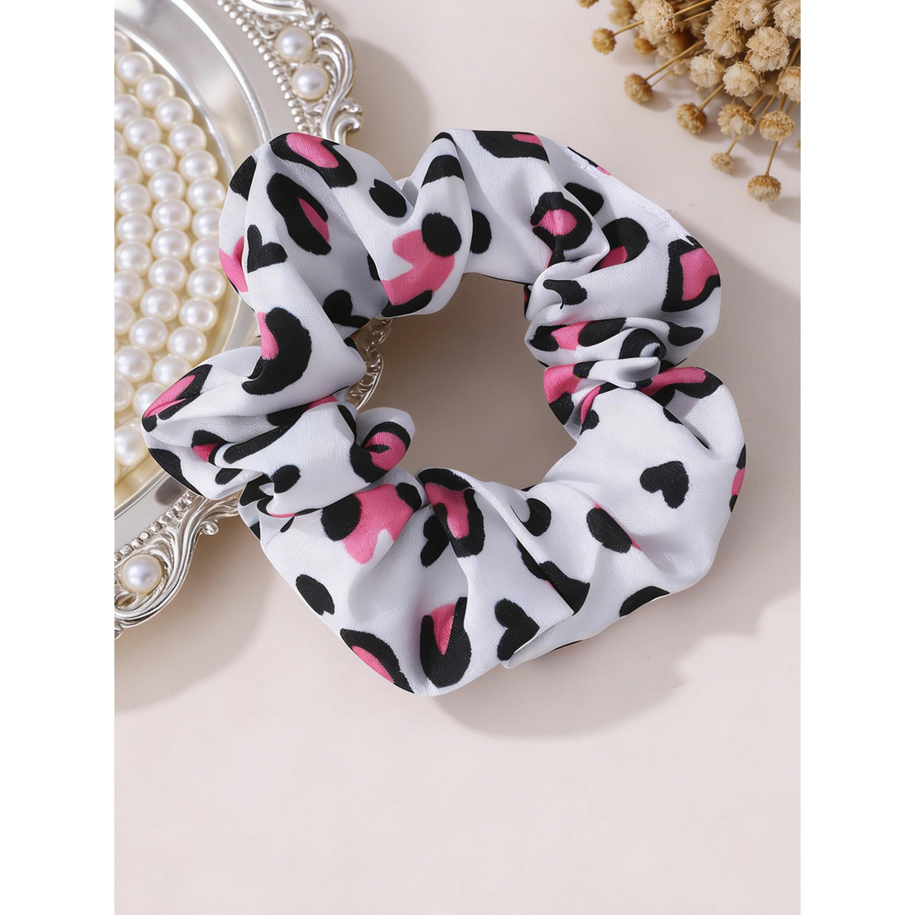 Take Two Pink Leopard Print Scrunchie-women-hairaccessories-scrunchies-image-2