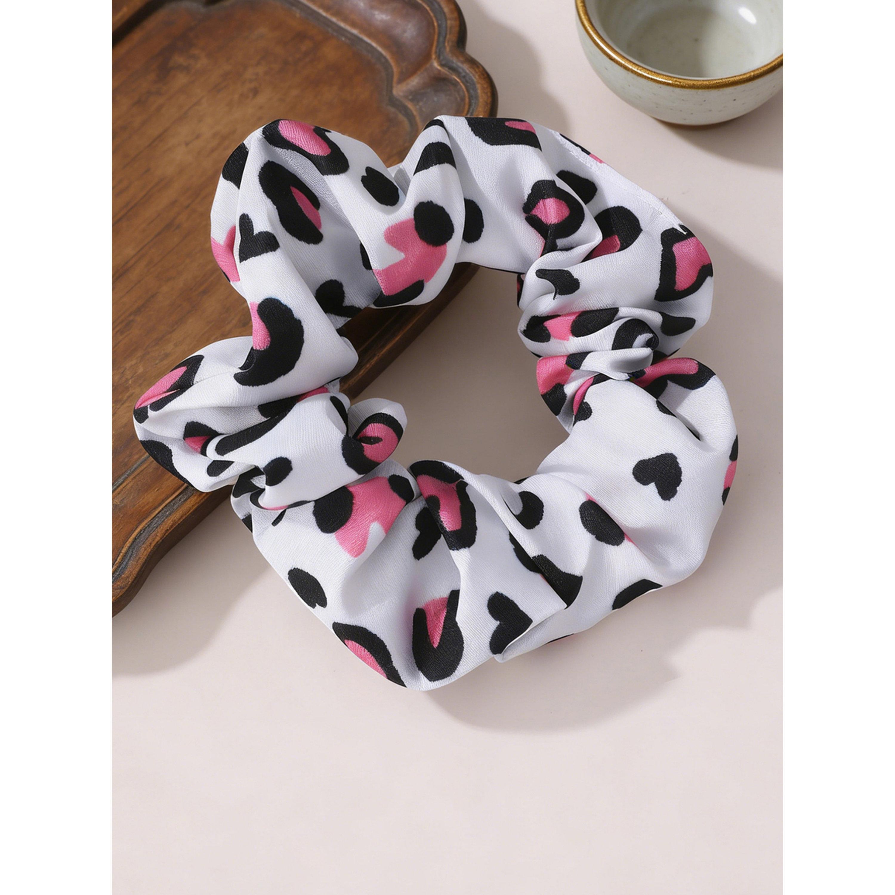 Take Two Pink Leopard Print Scrunchie-women-hairaccessories-scrunchies-image-3