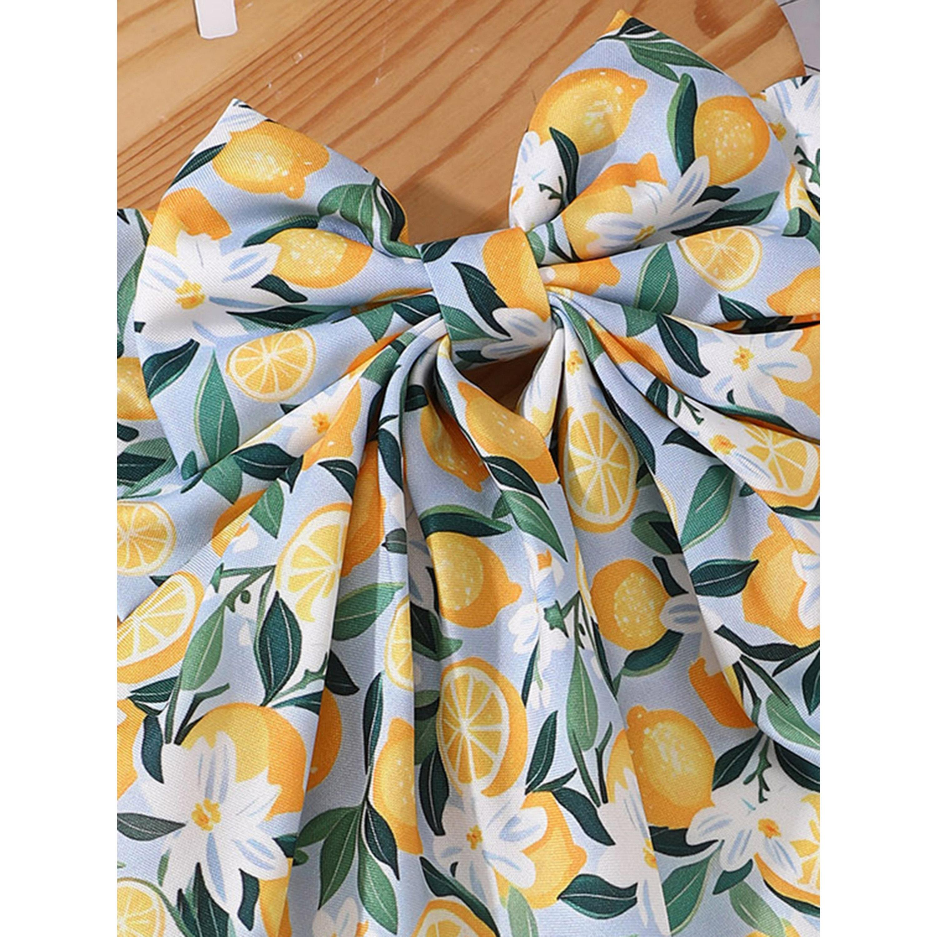 Take Two Yellow Lemon Bow Hair Clip-women-hairaccessories-clips-image-4