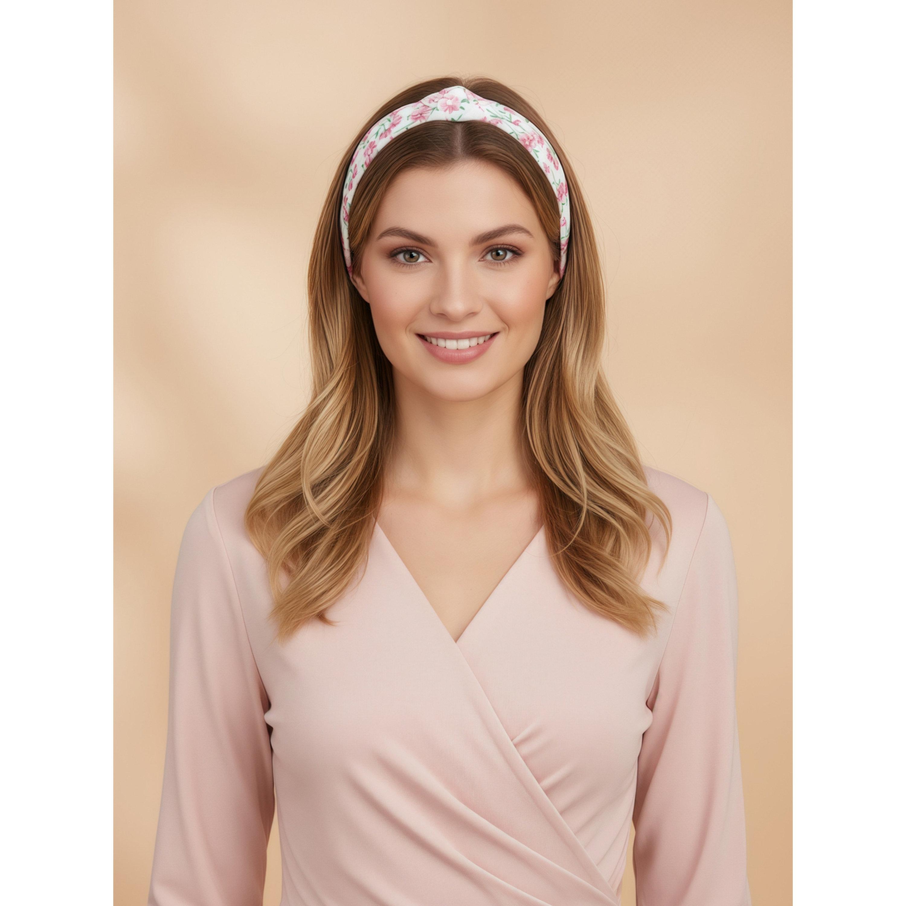 Take Two Pack of 6 - Floral Printed Headband-women-hairaccessories-bands-image-2
