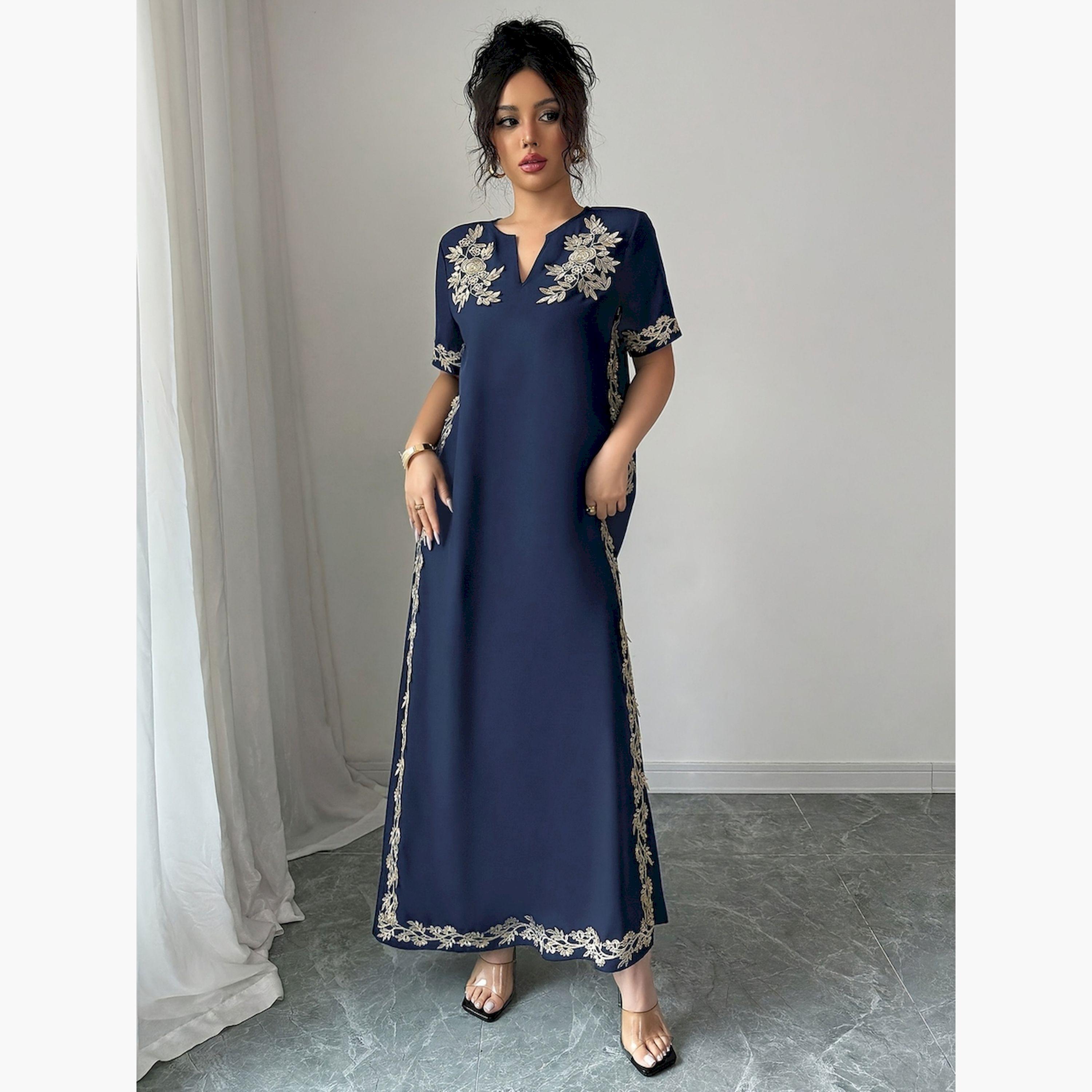 جلابية مطرزة بالأزهار-women-arabicclothing-jalabiyas-image-1