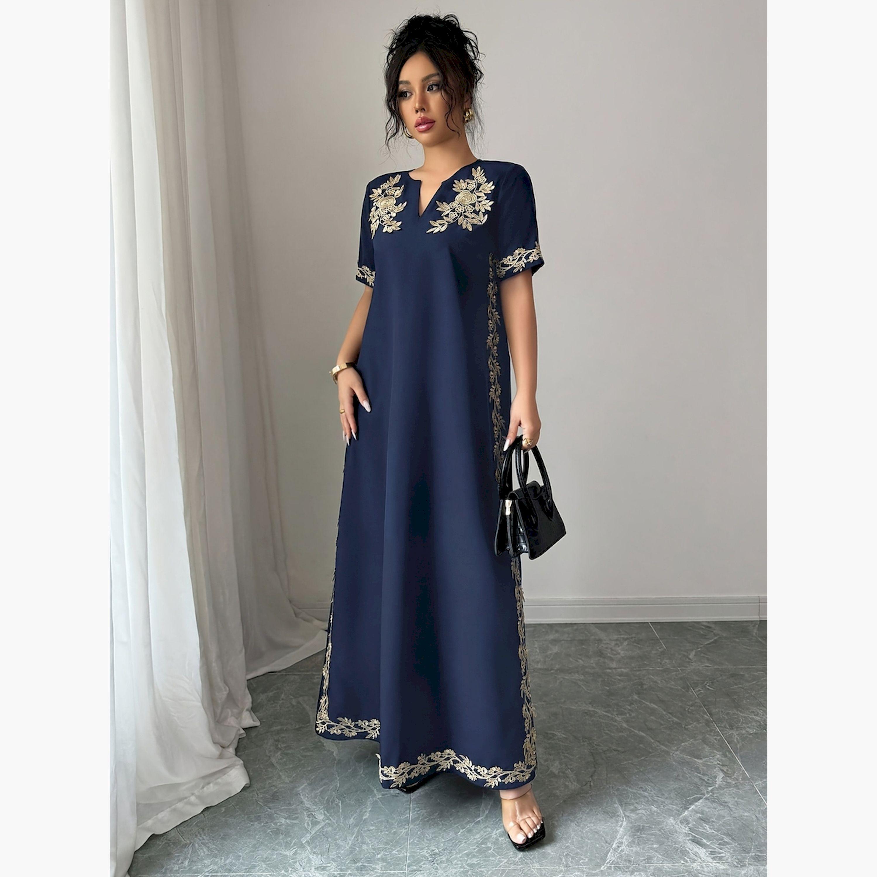 جلابية مطرزة بالأزهار-women-arabicclothing-jalabiyas-image-3