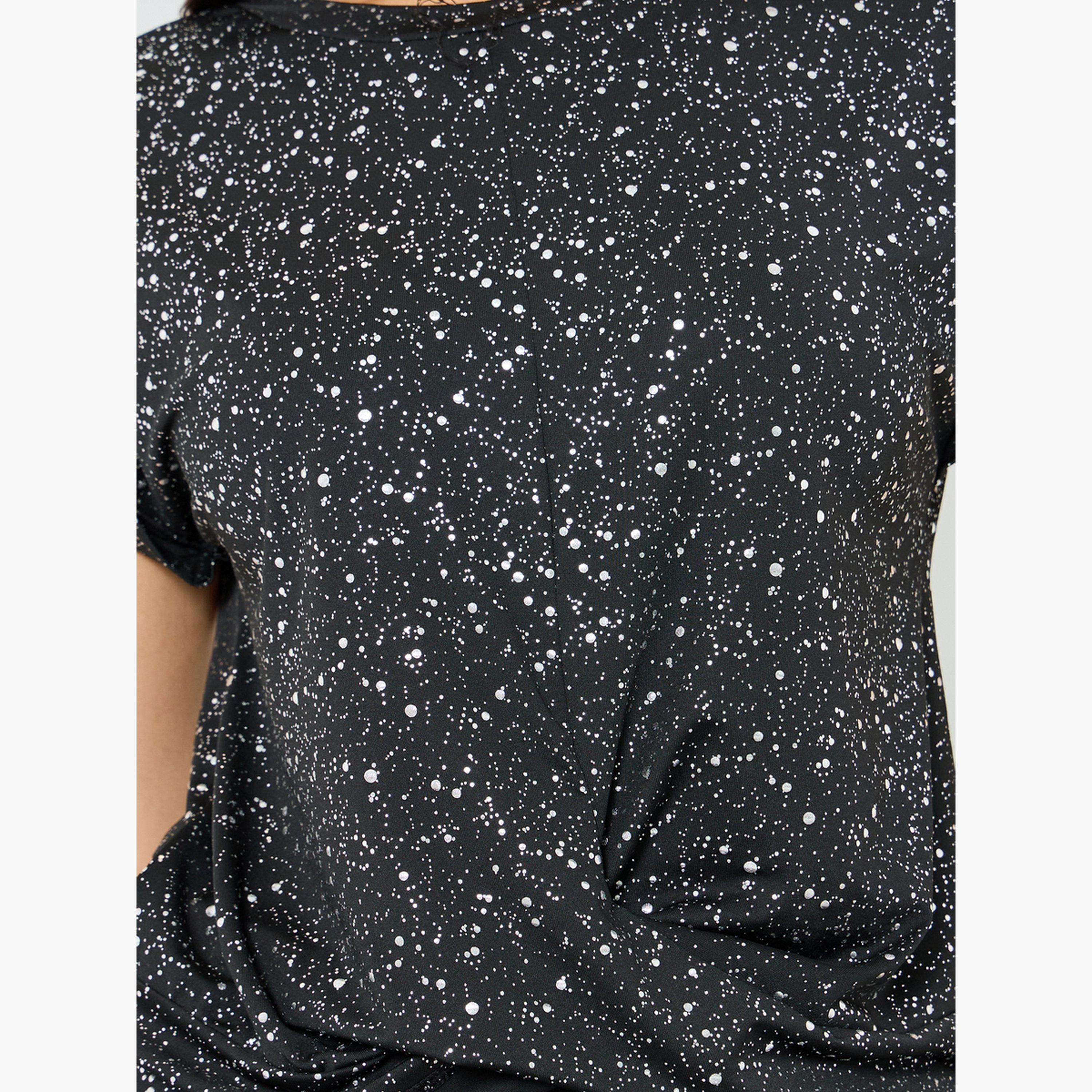 Take Two Black Embellished Cap Sleeve Top-women-clothing-shirtsandblouses-blouses-image-4