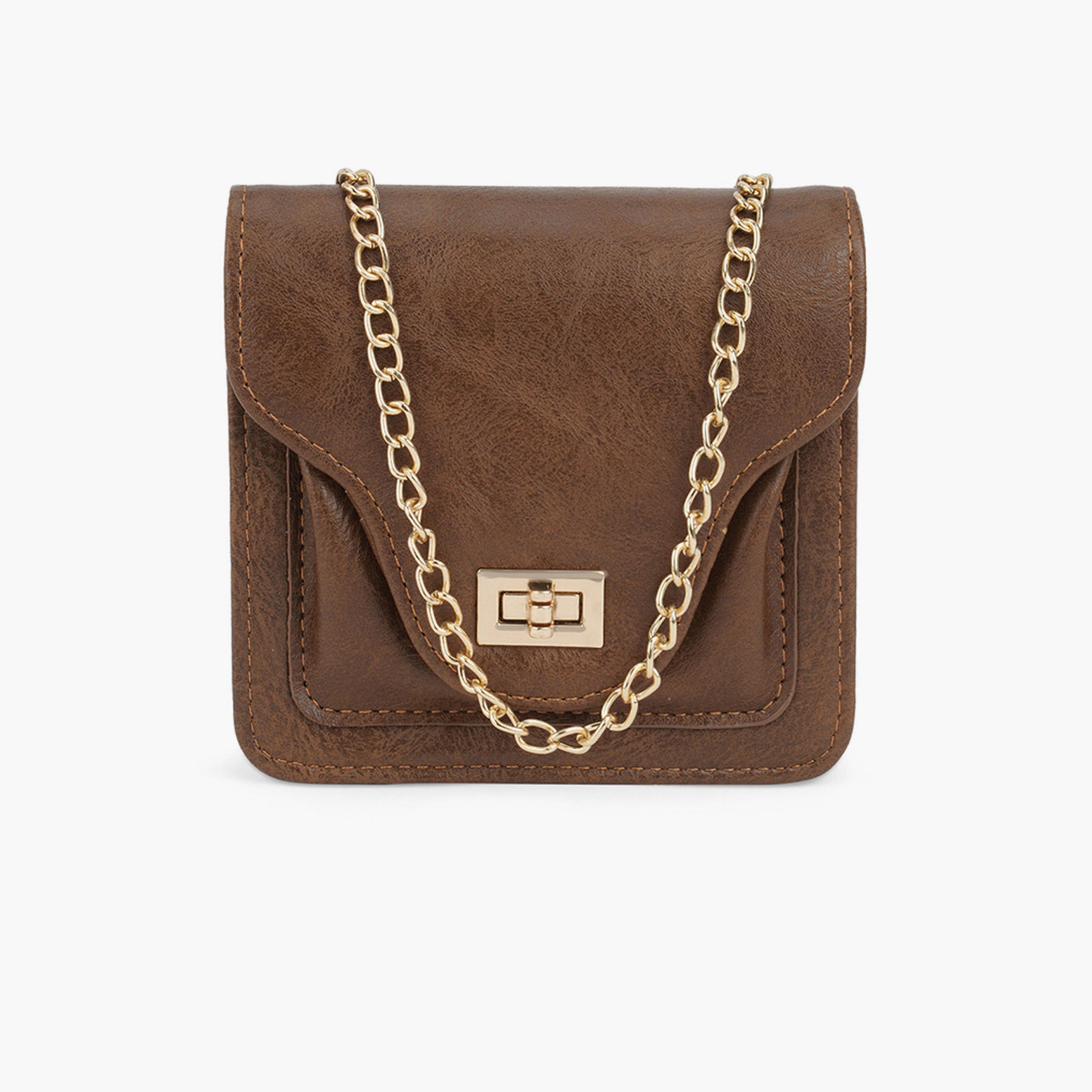 شنطة كروس بنية بارزة الملمس-women-bagsandwallets-handbags-image-1