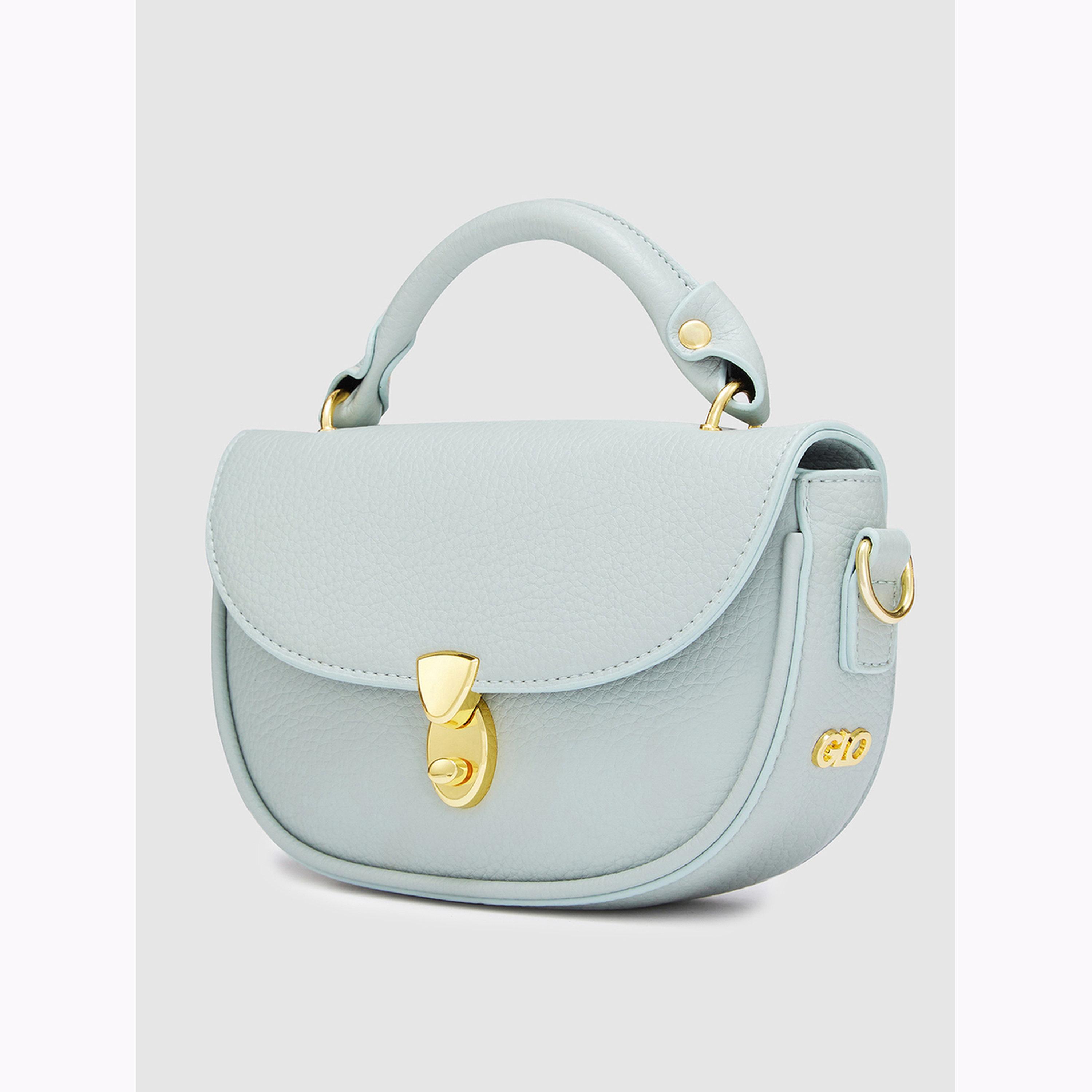 Globus X Styli Grey Textured Sling Bag-women-bagsandwallets-handbags-image-3