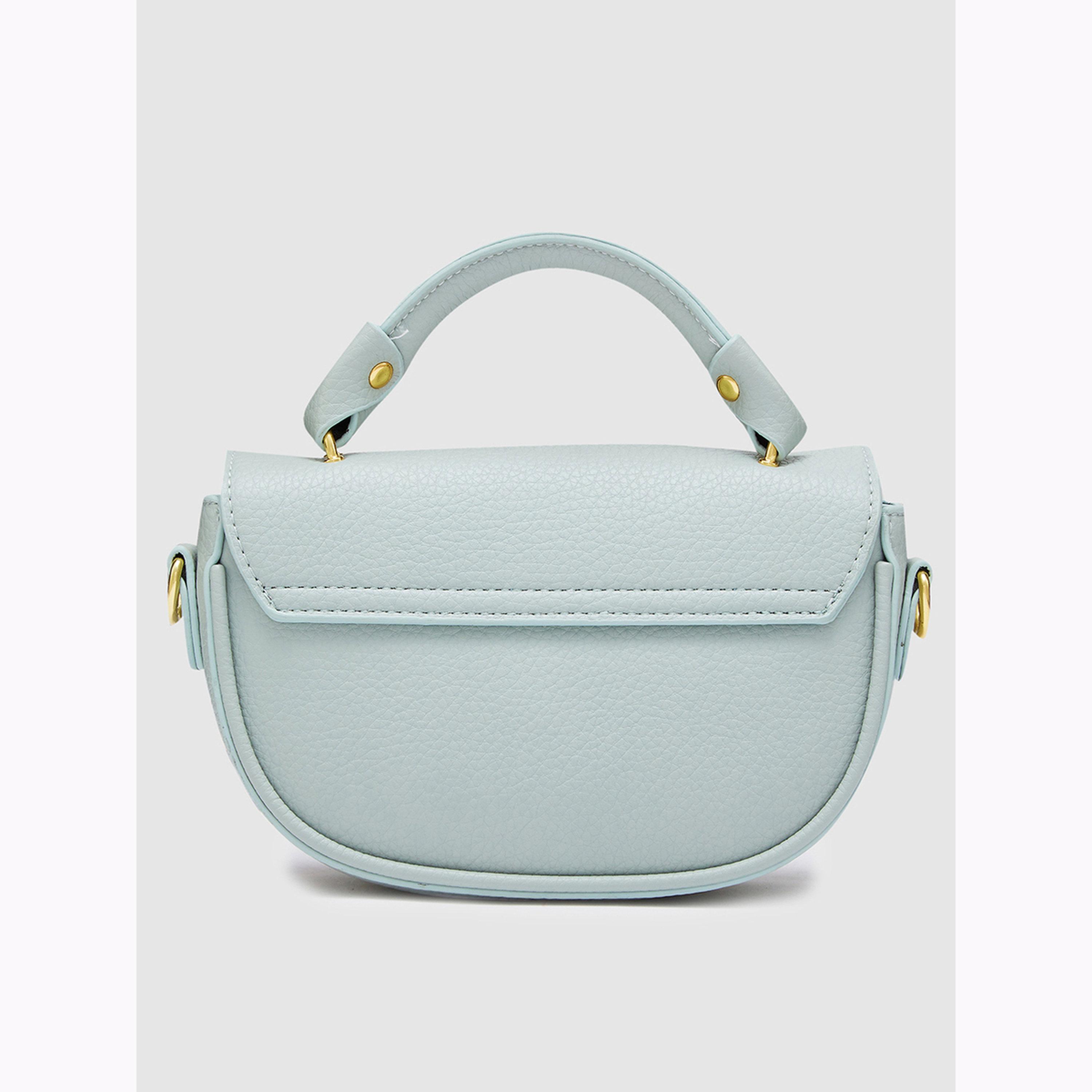 Globus X Styli Grey Textured Sling Bag-women-bagsandwallets-handbags-image-4