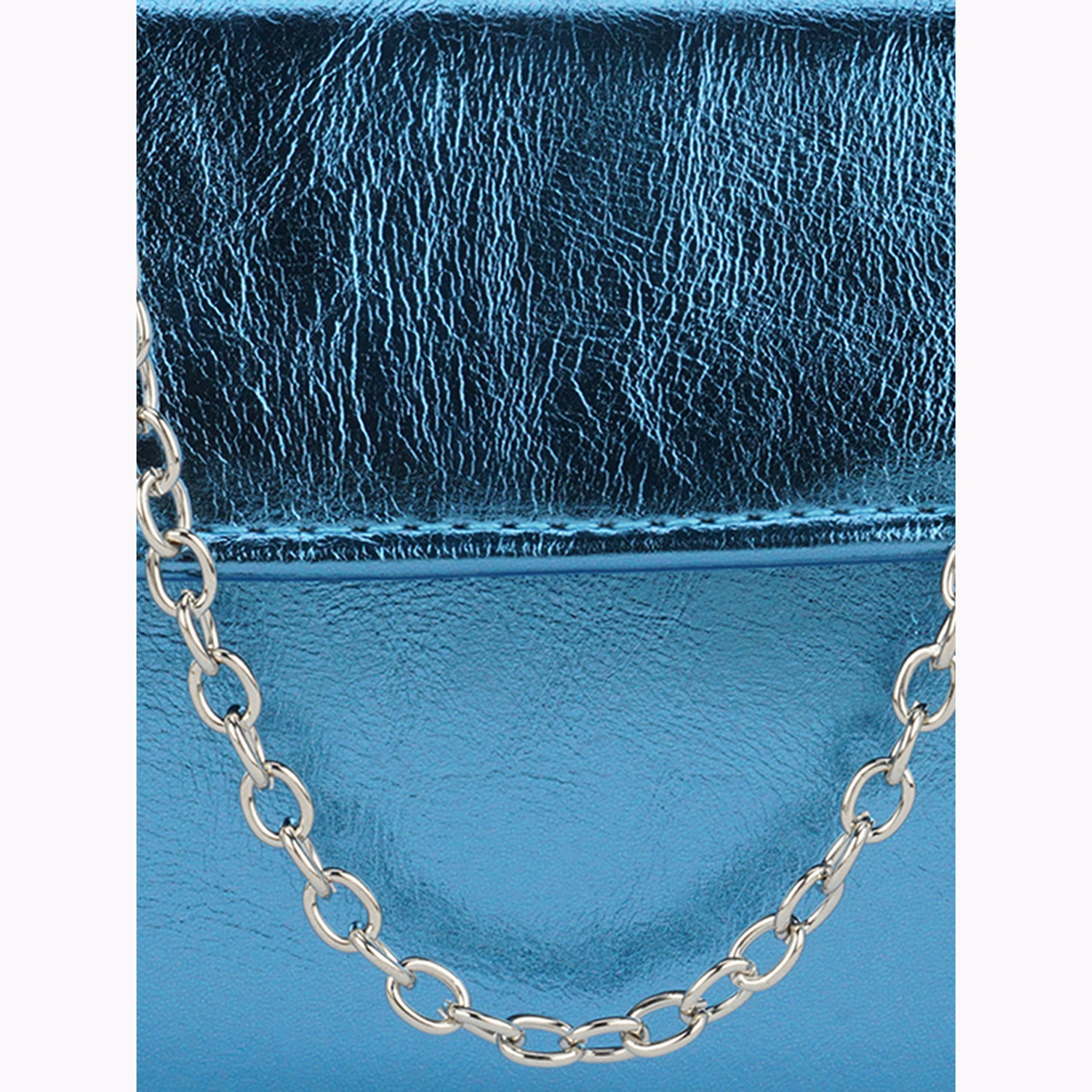 شنطة يد زرقاء تركواز لامعة بمقبض واحد-women-bagsandwallets-handbags-image-6