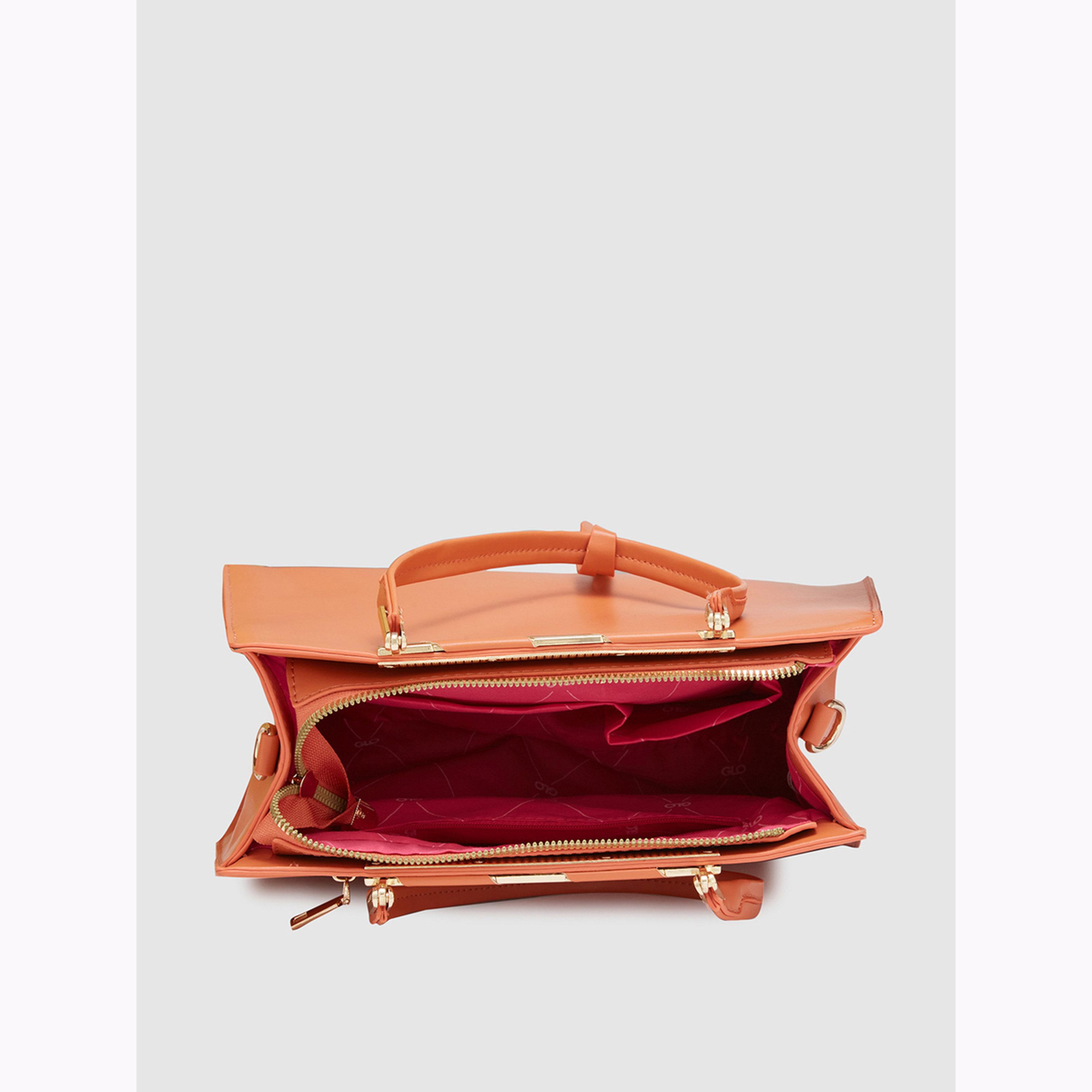 شنطة يد برتقالية سادة بمقبض مزدوج-women-bagsandwallets-handbags-image-5