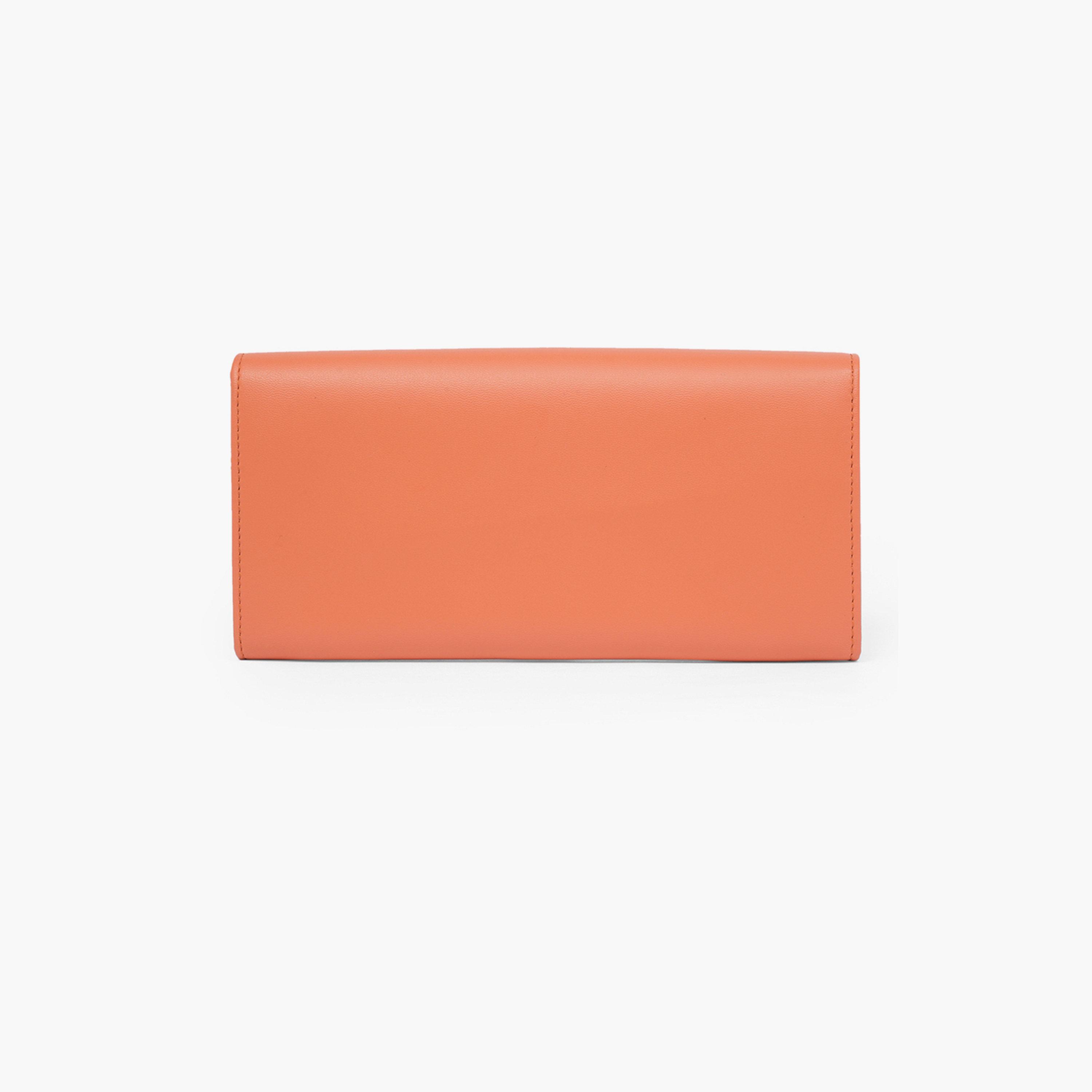 Globus X Styli Coral Textured Wallet with Zip Coin Pocket-women-bagsandwallets-wallets-image-4