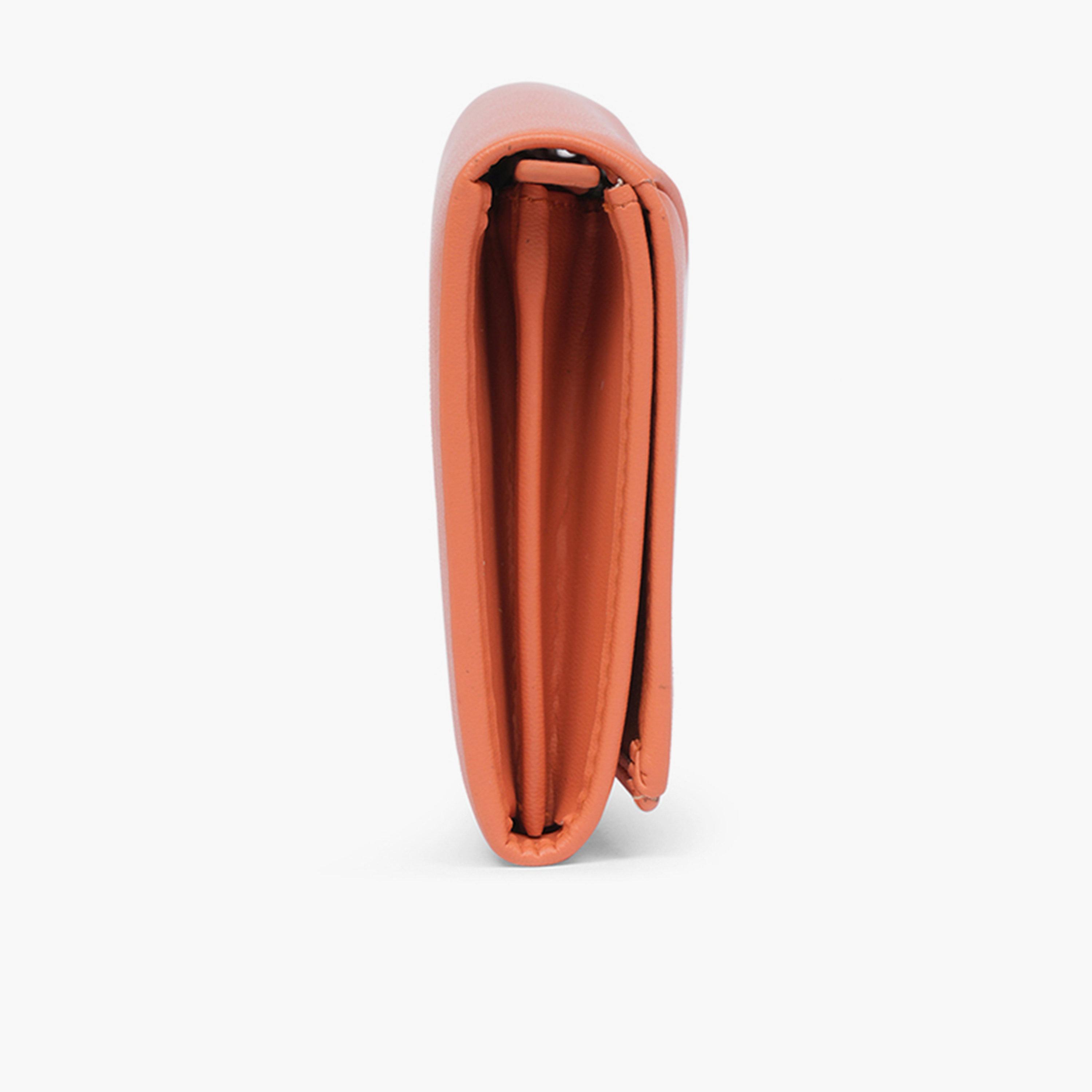 Globus X Styli Coral Textured Wallet with Zip Coin Pocket-women-bagsandwallets-wallets-image-5