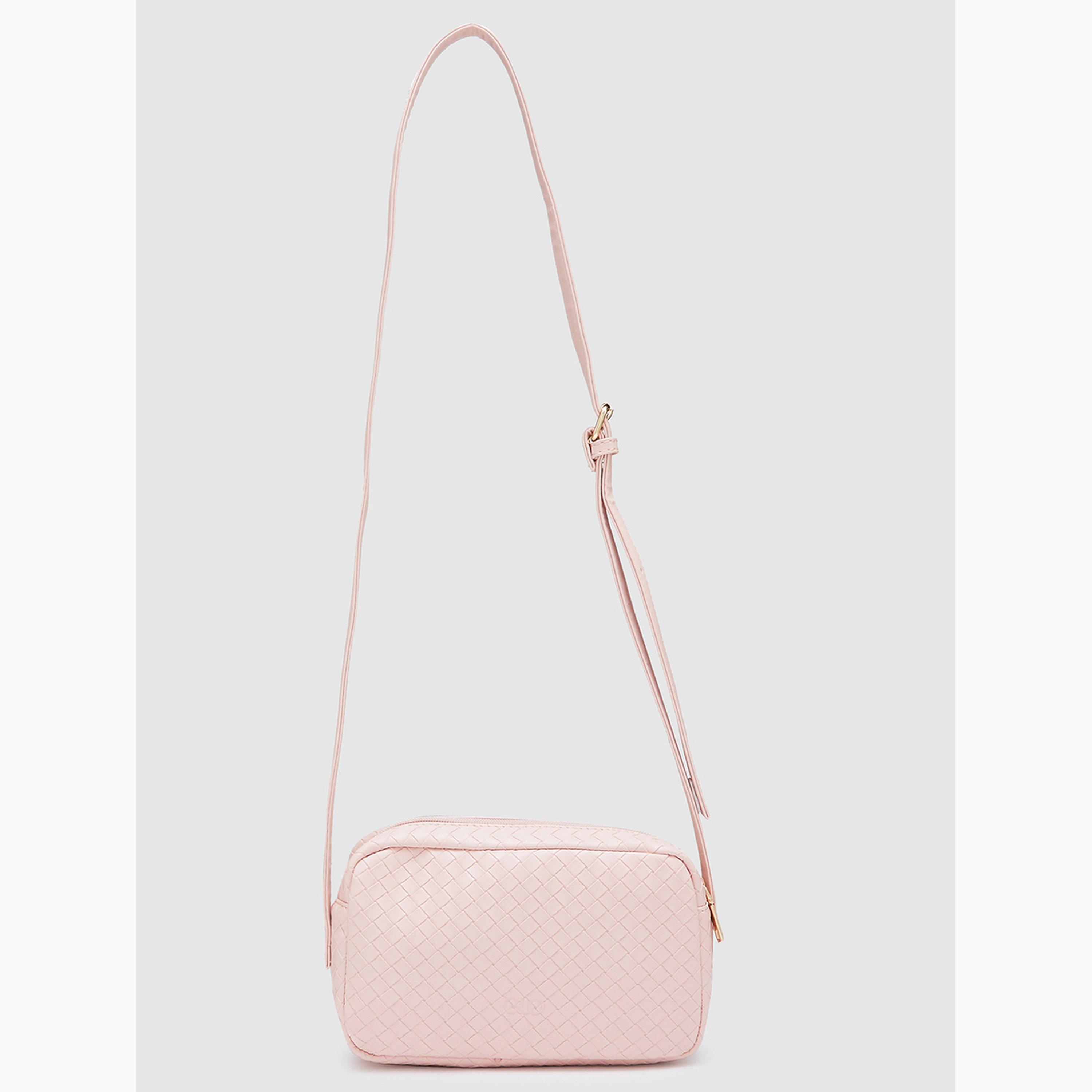 شنطة كروس وردي مغبر بارزة الملمس-women-bagsandwallets-handbags-image-4