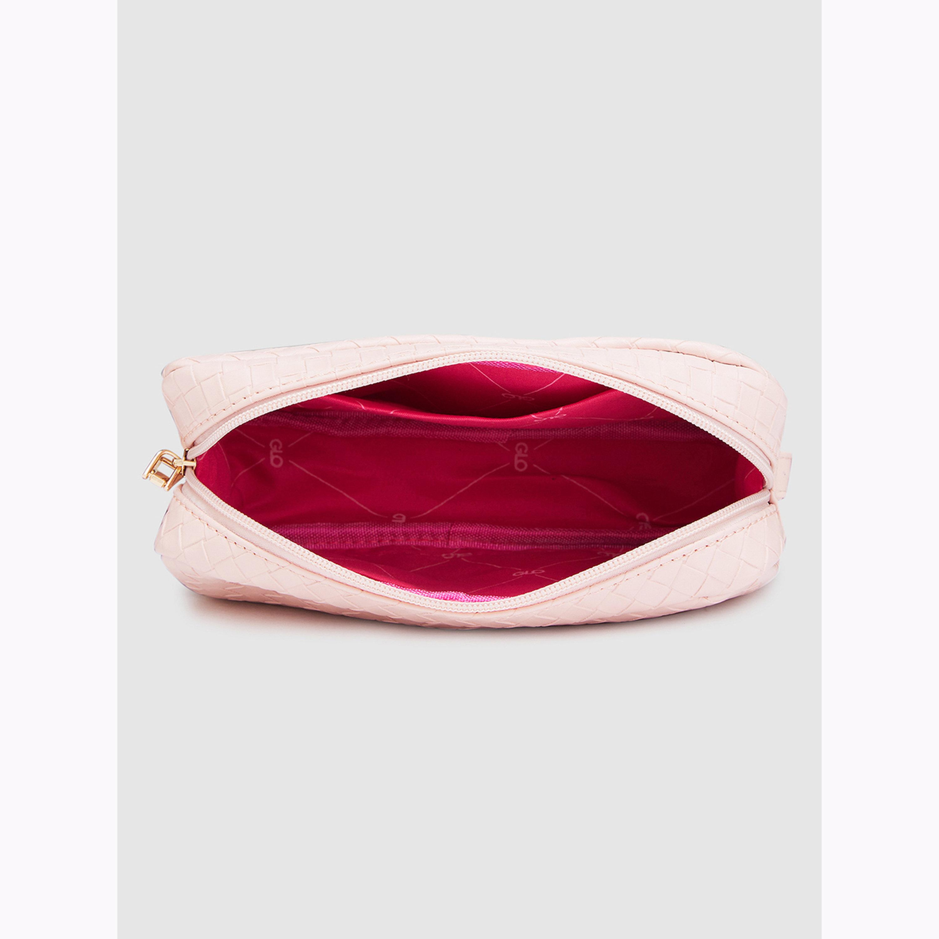 Globus X Styli Dusty Pink Textured Crossbody Bag-women-bagsandwallets-handbags-image-5
