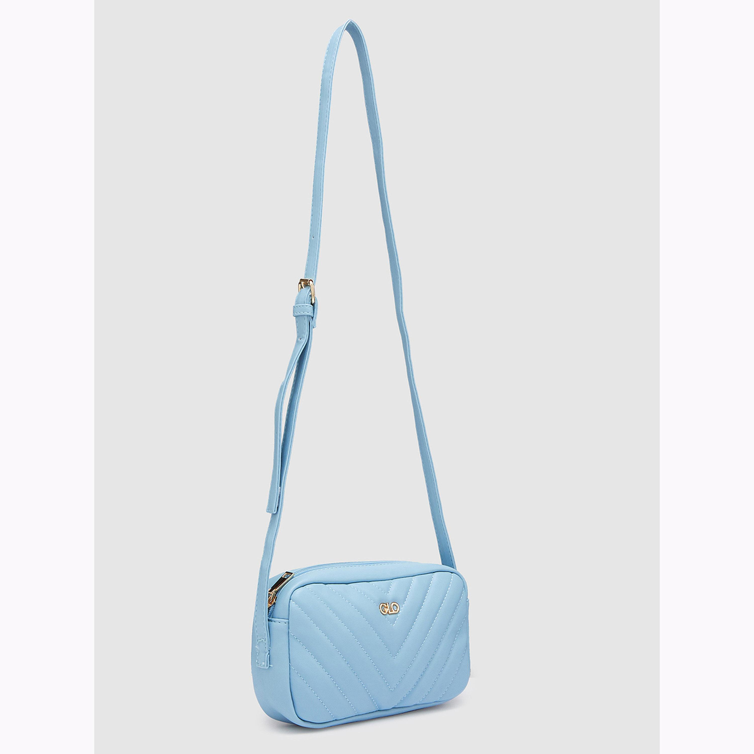 شنطة كروس زرقاء بارزة الملمس بحزام قابل للتعديل-women-bagsandwallets-handbags-image-3