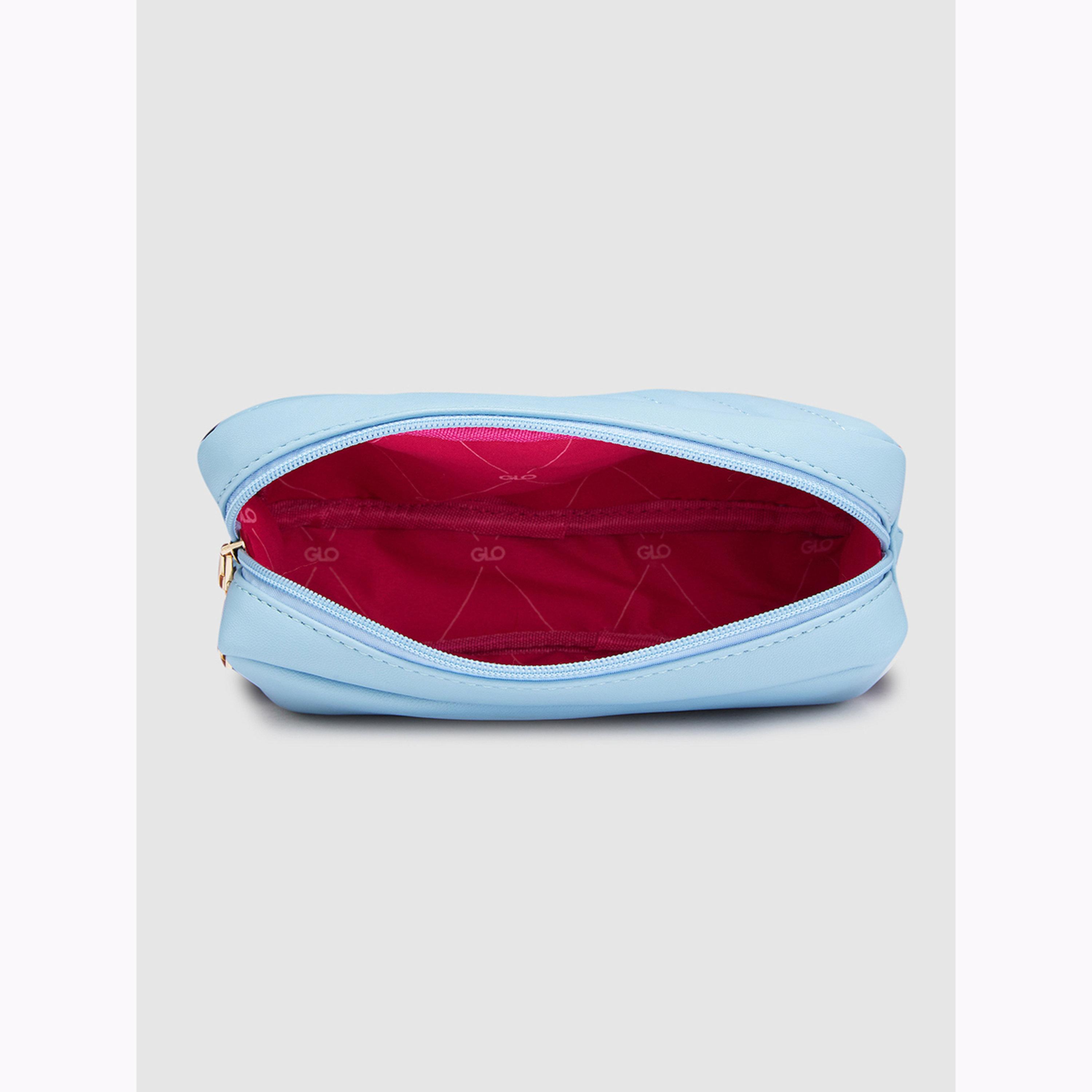 Globus X Styli Blue Textured Crossbody Bag with Adjustable Strap-women-bagsandwallets-handbags-image-5
