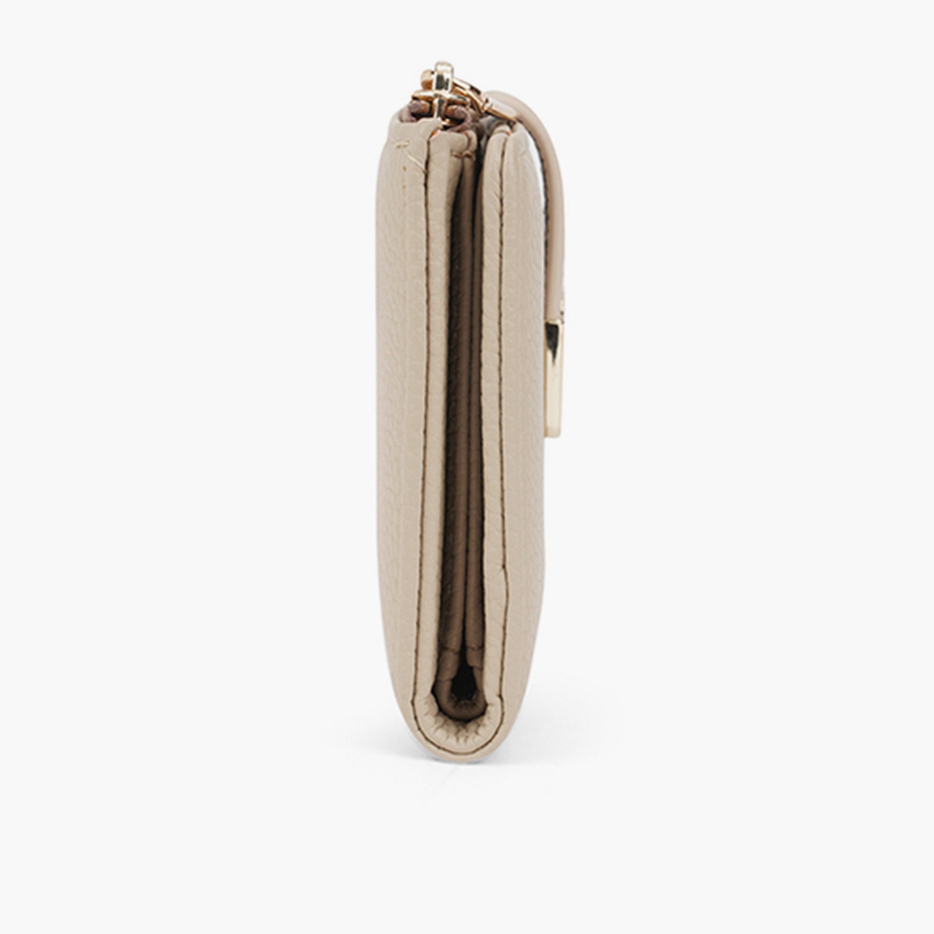 Globus X Styli Khaki Textured Bi-Fold Wallet-women-bagsandwallets-wallets-image-4