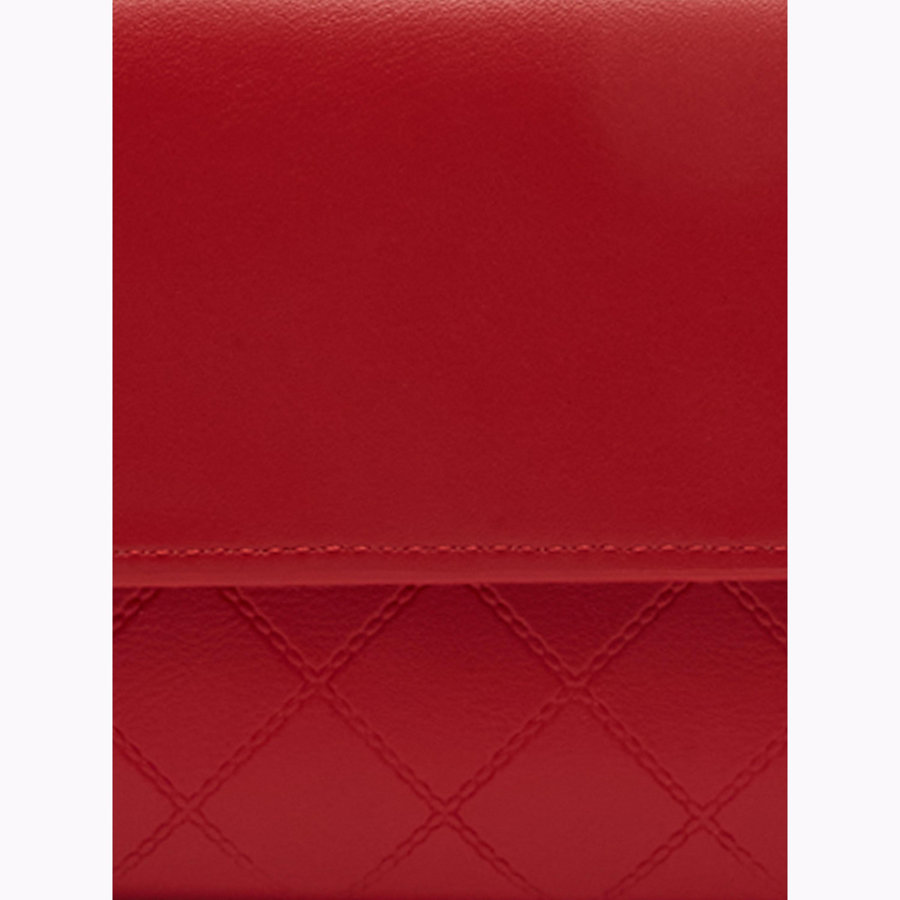 Globus X Styli Red Textured Quilted Wallet-women-bagsandwallets-wallets-image-6