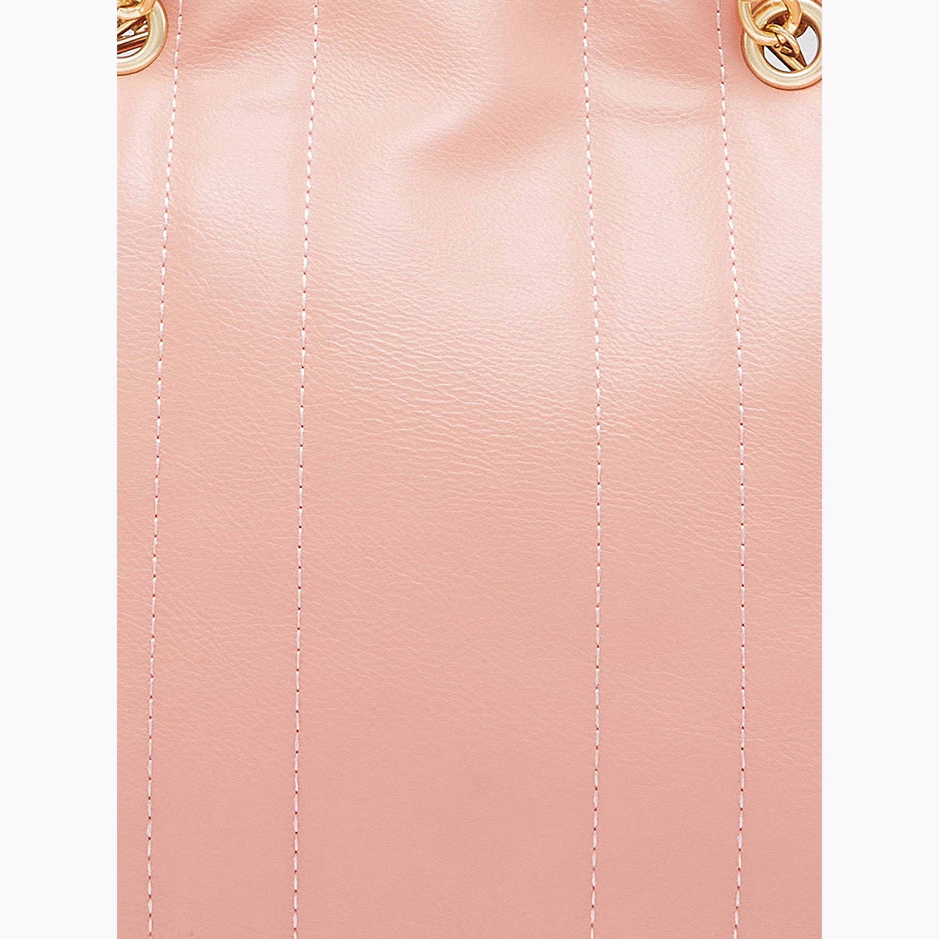 Globus X Styli Pink Quilted Tote Bag with Chain Straps-women-bagsandwallets-handbags-image-6