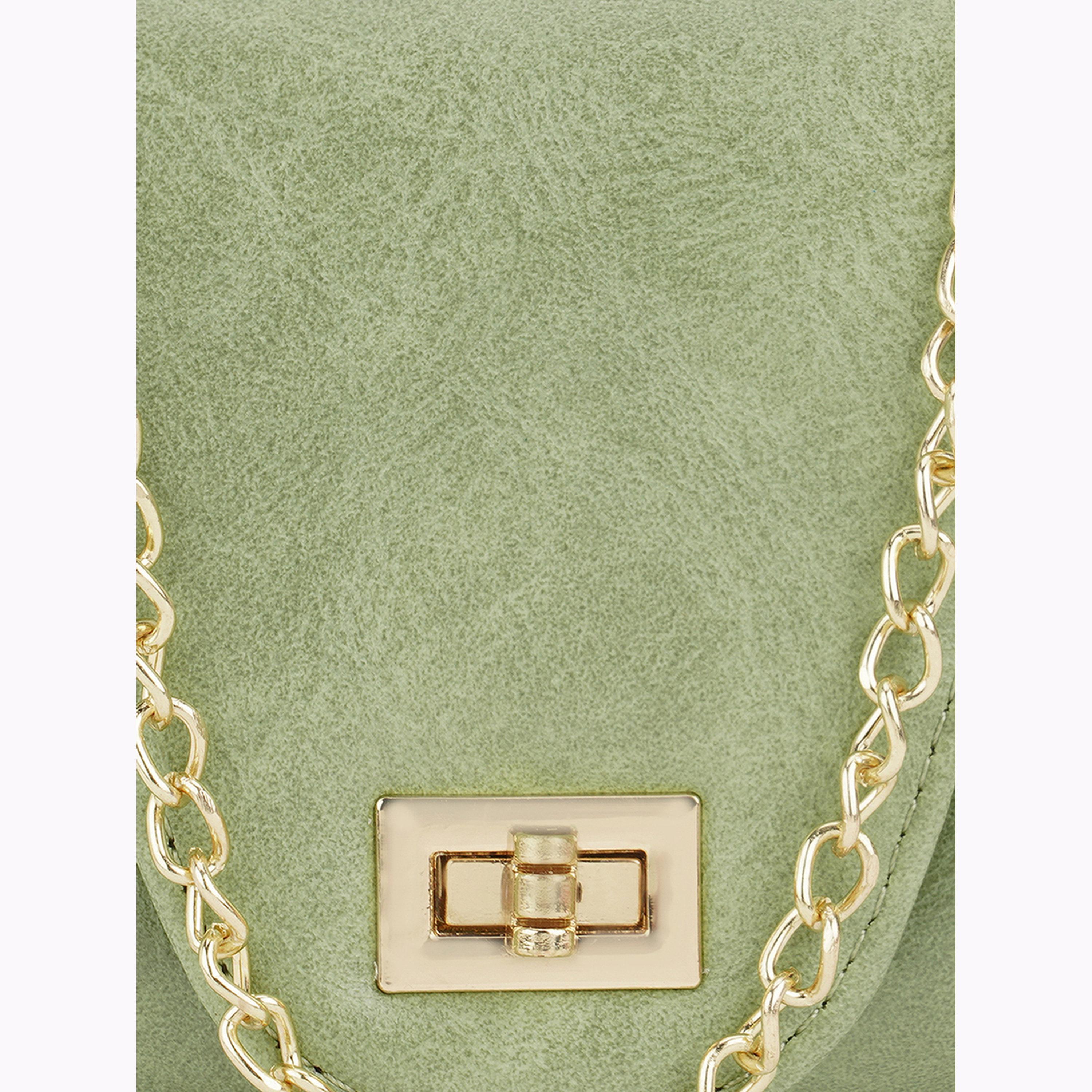 Globus X Styli Olive Textured Twist Lock Crossbody Bag-women-bagsandwallets-handbags-image-6
