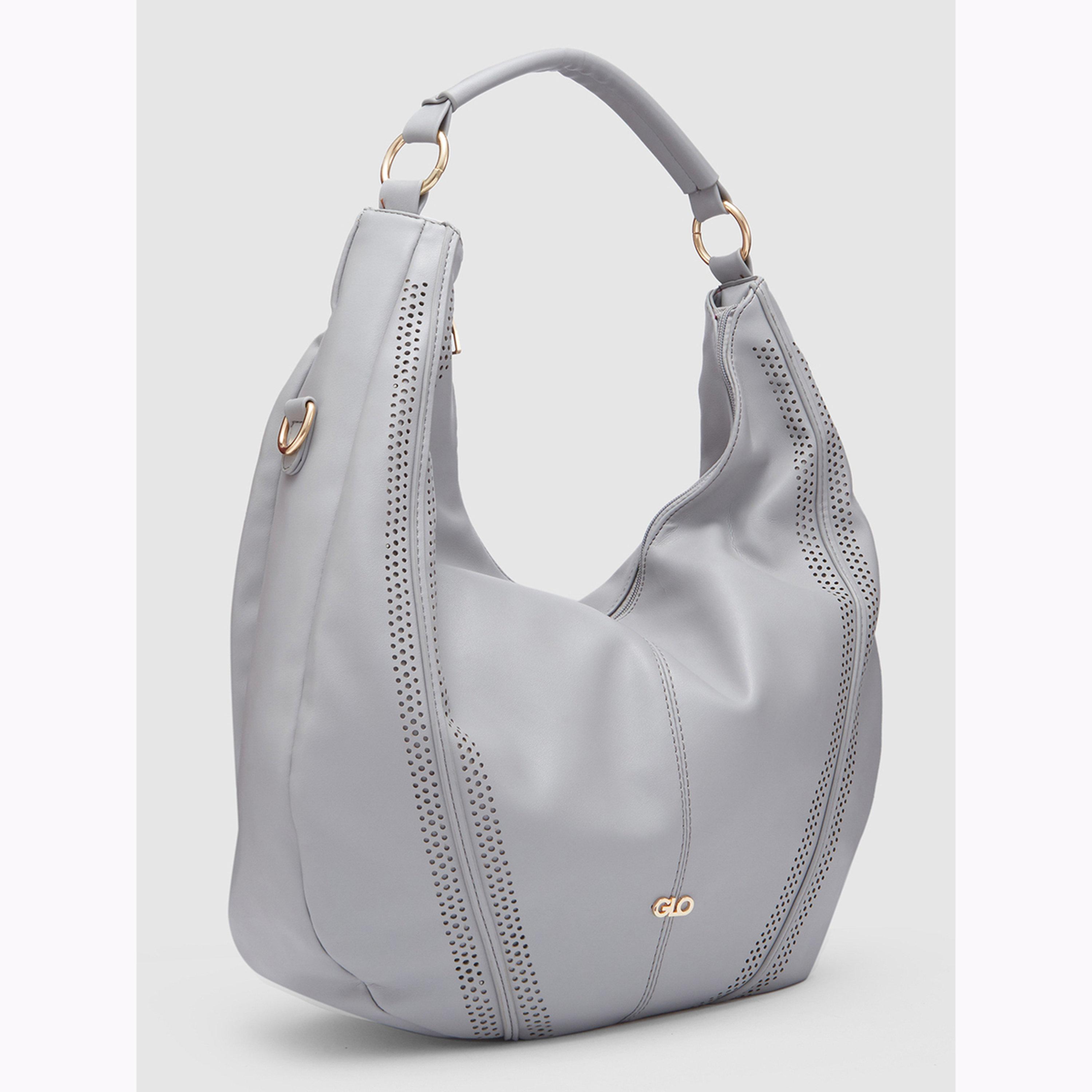 شنطة هوبو رمادية سادة من الجلد الصناعي-women-bagsandwallets-handbags-image-3