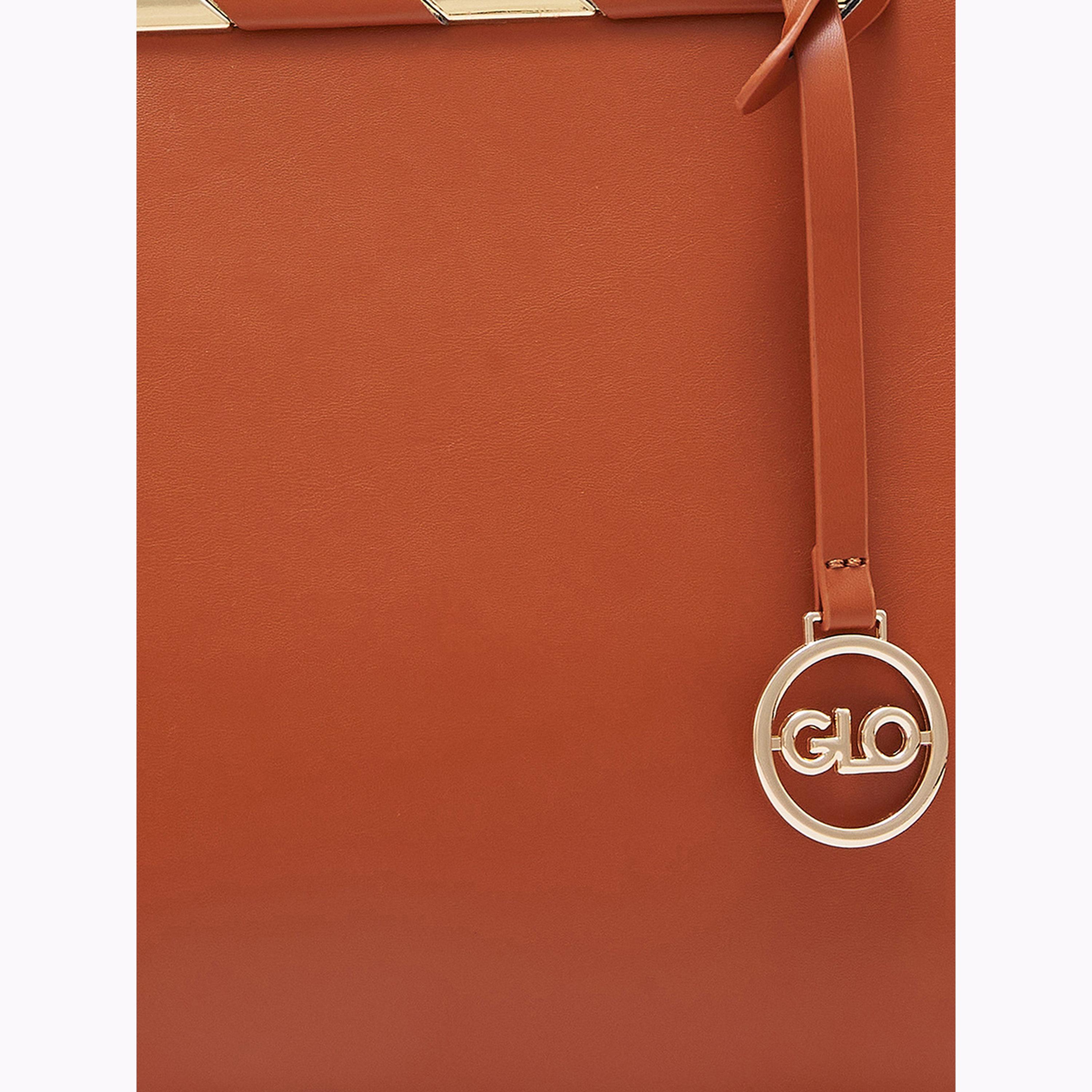 Globus X Styli Tan Solid Handbag with Zip Closure-women-bagsandwallets-handbags-image-6
