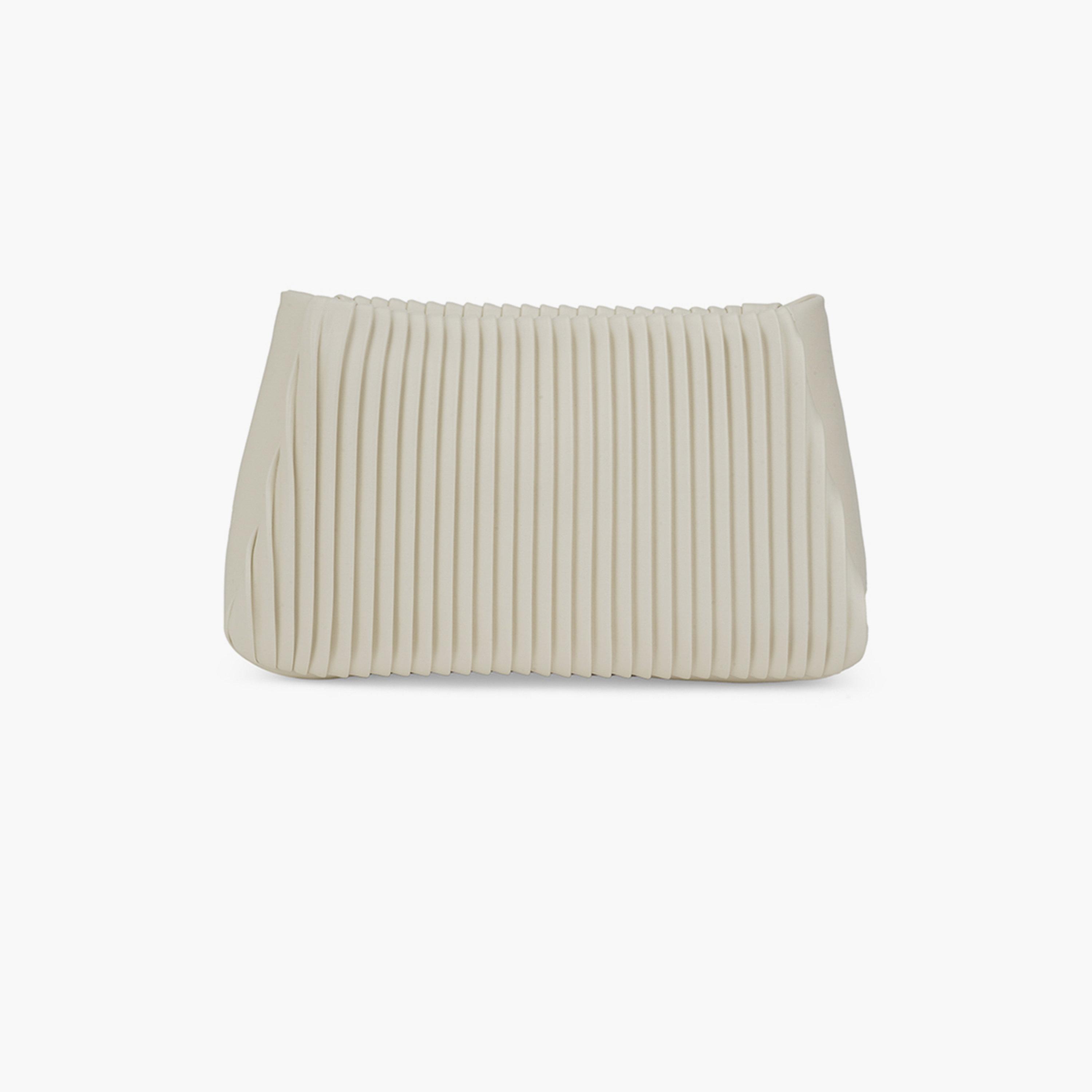 Globus X Styli Beige Pleated Crossbody Bag with Chain Strap-women-bagsandwallets-handbags-image-3