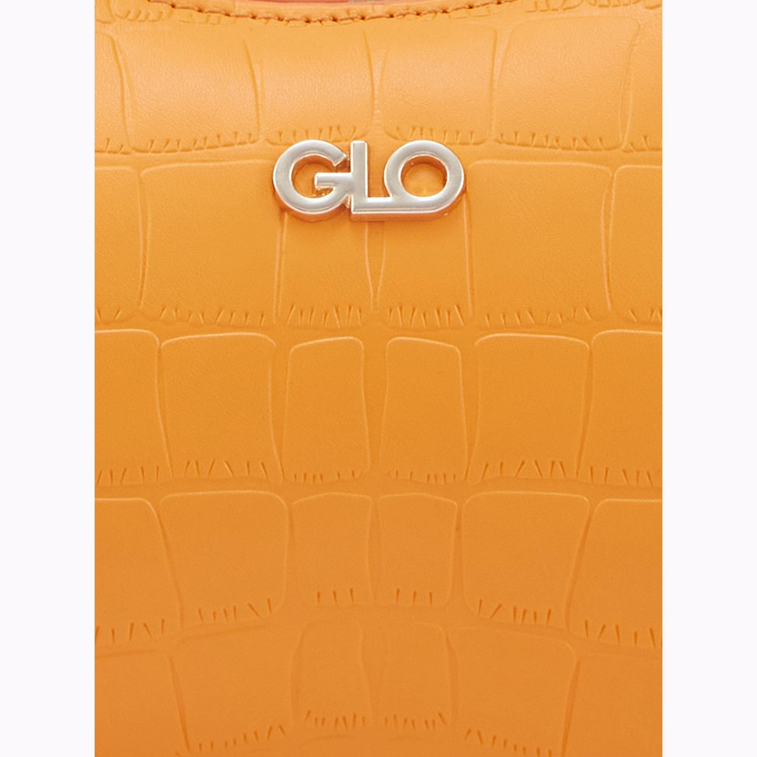 Globus X Styli Orange Textured Shoulder Bag-women-bagsandwallets-handbags-image-6