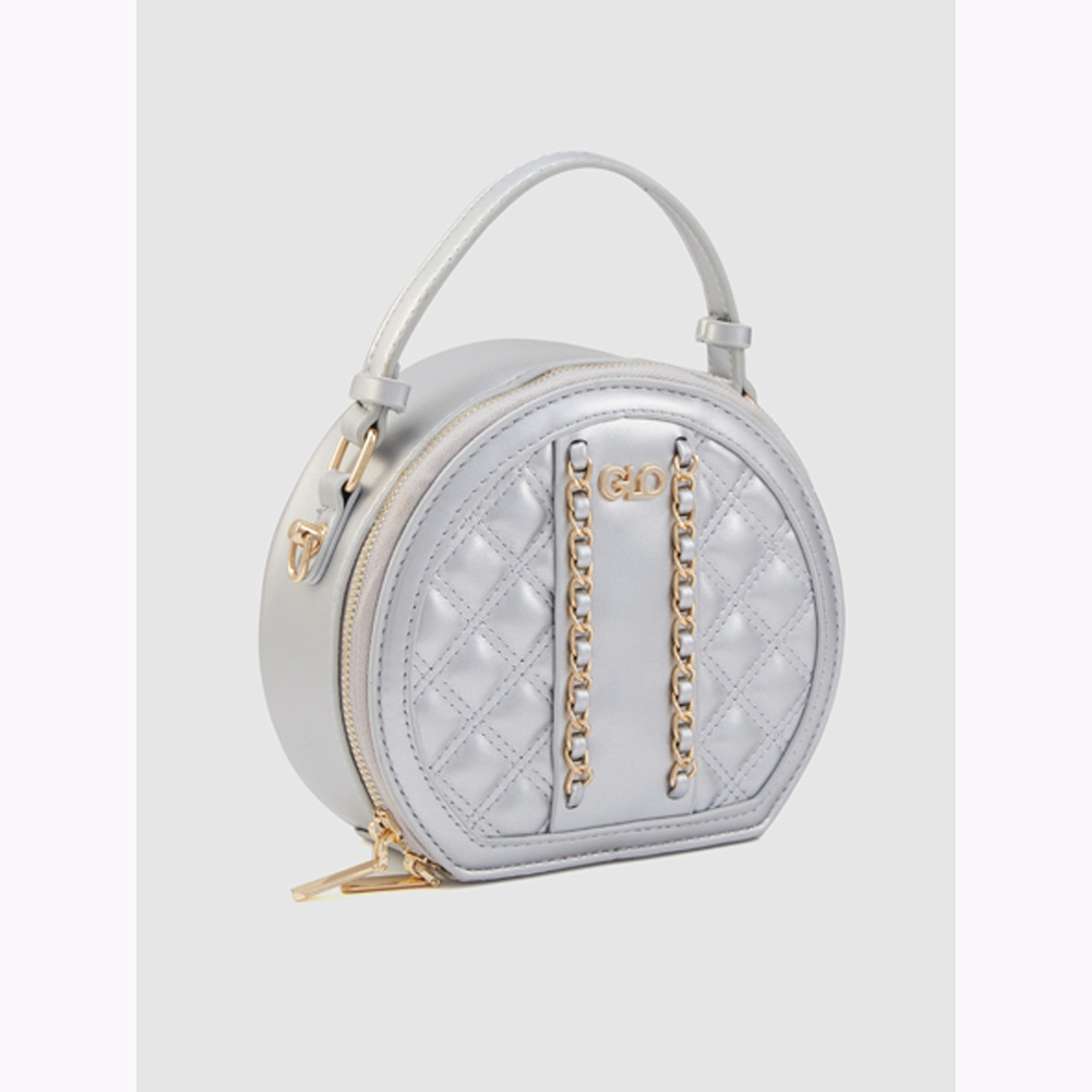 Globus X Styli Silver Embellished Crossbody Bag-women-bagsandwallets-handbags-image-4