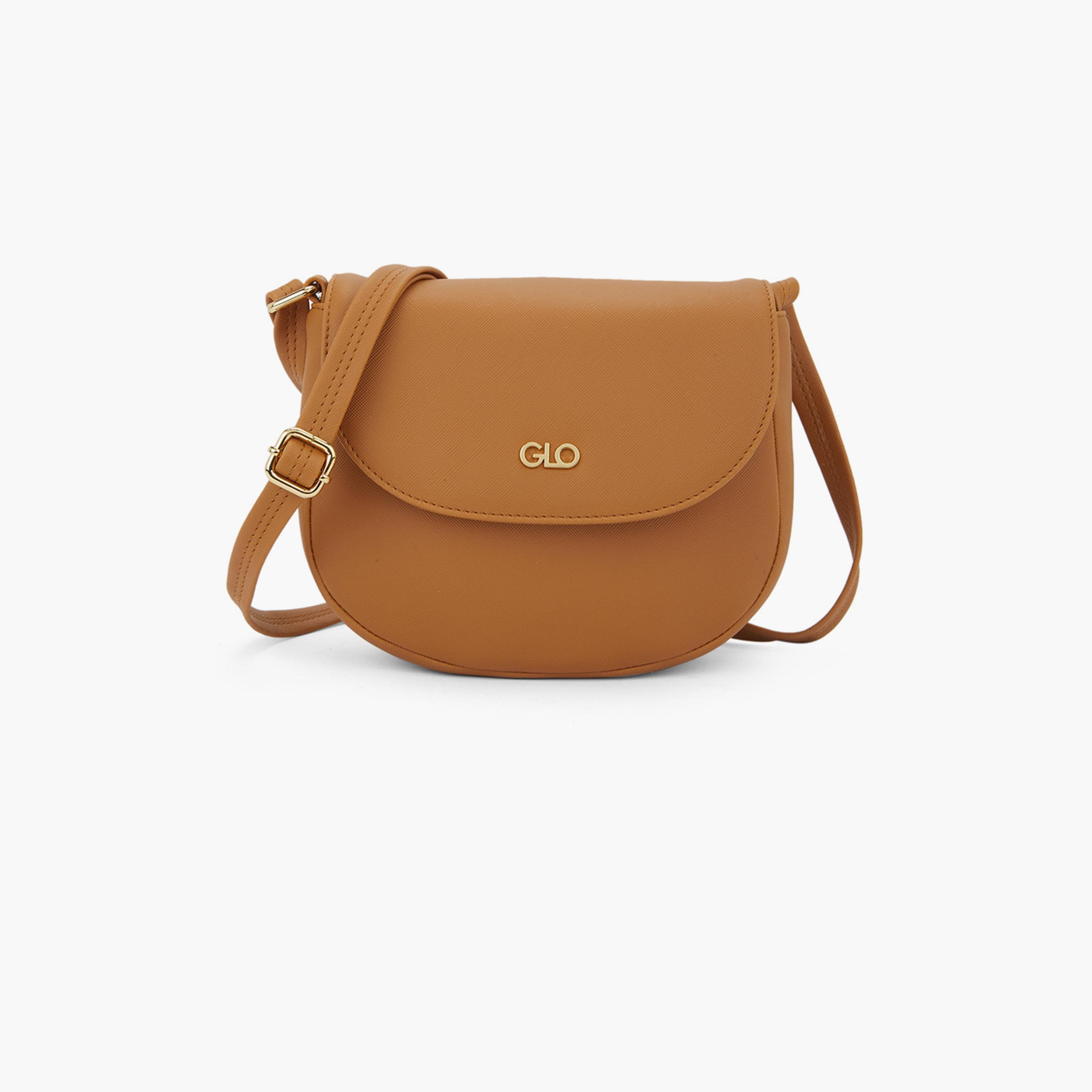 Globus X Styli Tan Faux Leather Textured Crossbody Bag-women-bagsandwallets-handbags-image-1