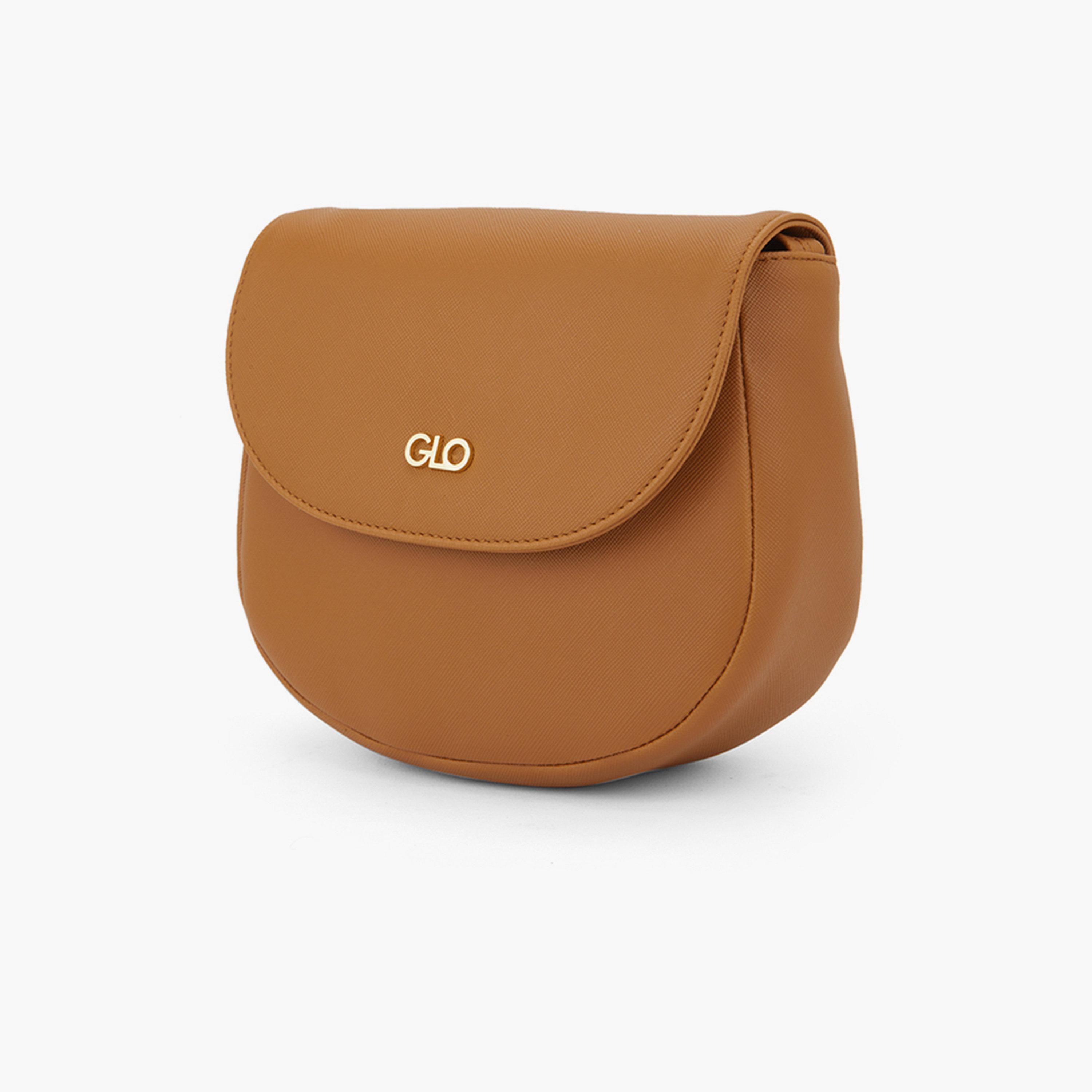 Globus X Styli Tan Faux Leather Textured Crossbody Bag-women-bagsandwallets-handbags-image-3