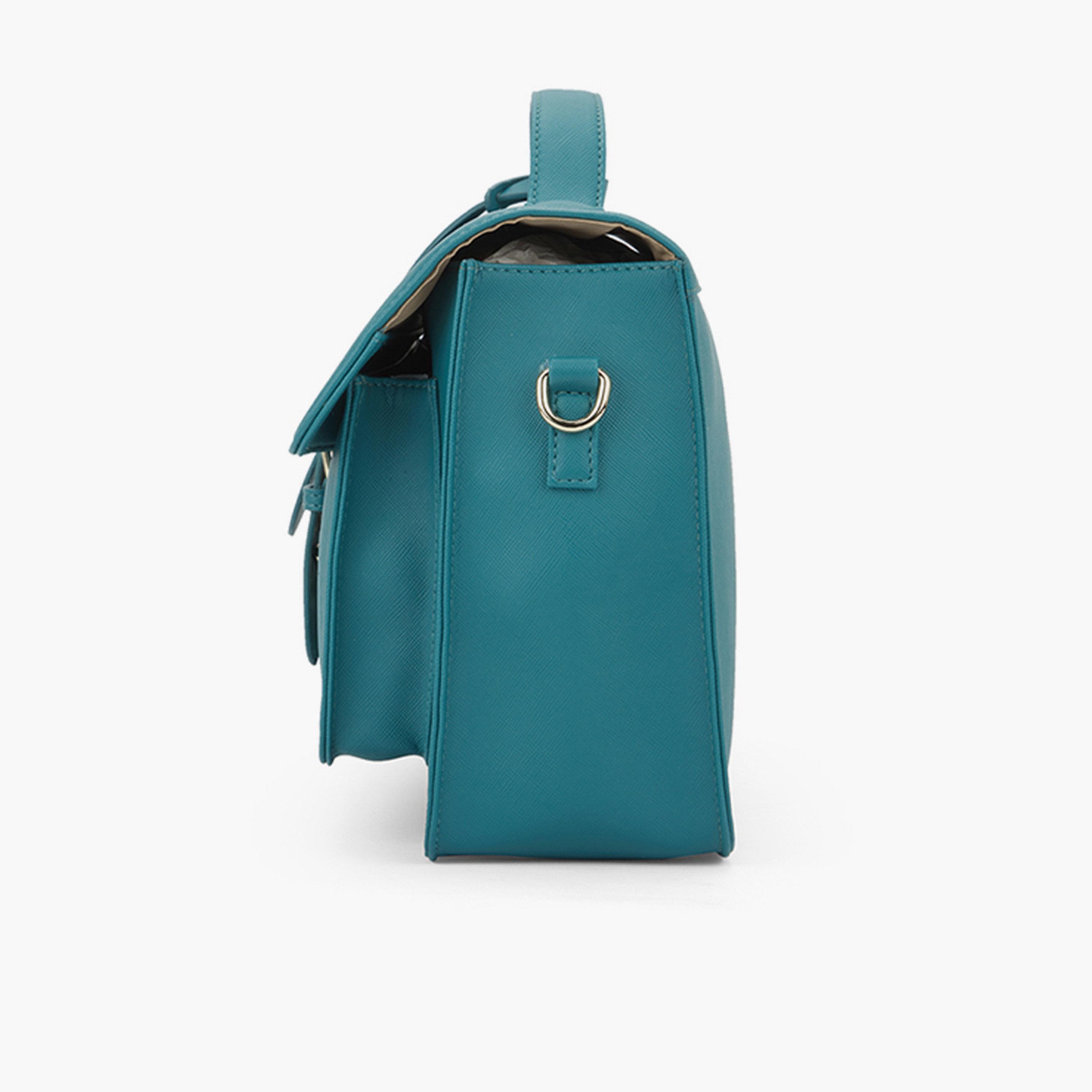 شنطة كروس بودي بتفاصيل بارزة الملمس لون أخضر زمردي-women-bagsandwallets-handbags-image-5