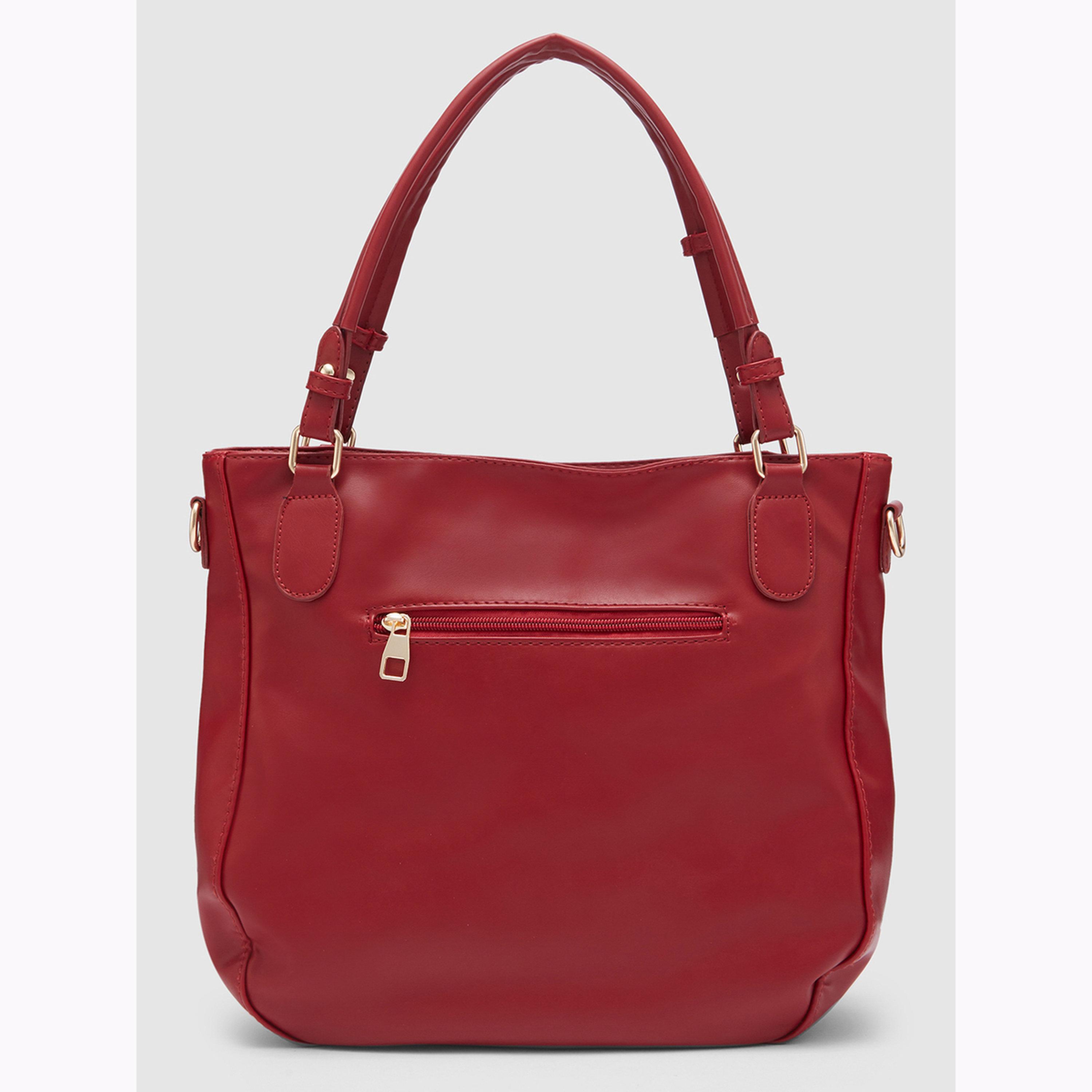 شنطة هوبو سادة جلد صناعي لون مارون-women-bagsandwallets-handbags-image-6