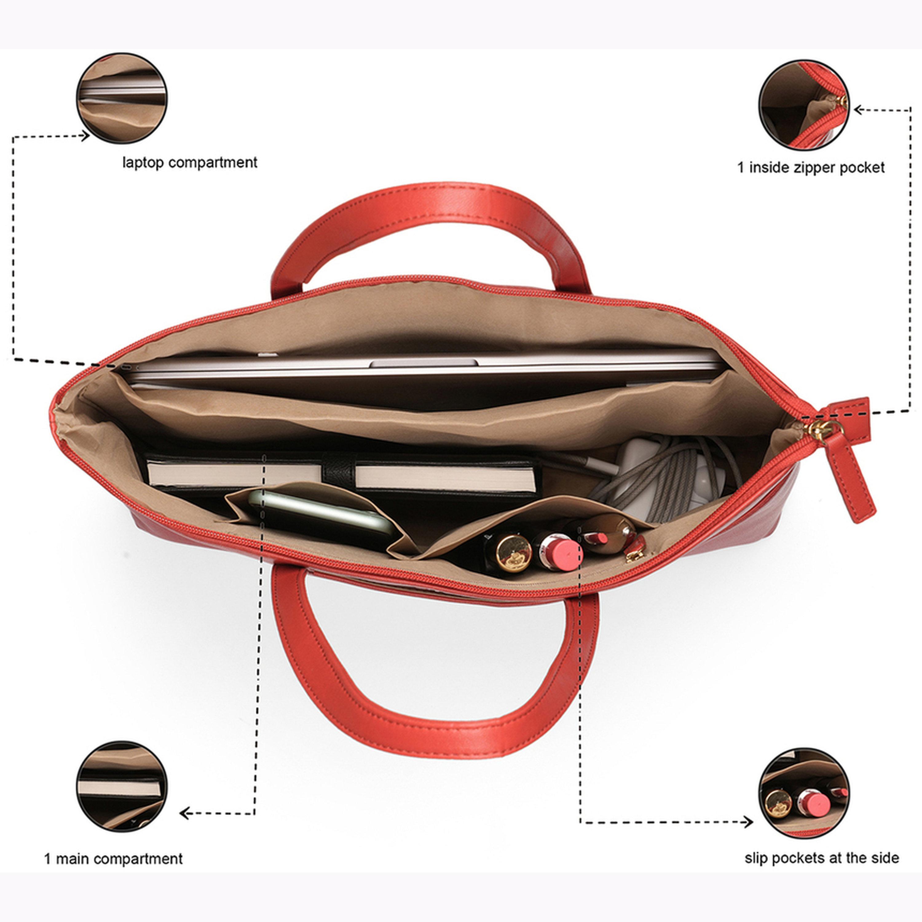 Globus X Styli Red Textured Handbag with Dual Handle-women-bagsandwallets-handbags-image-6