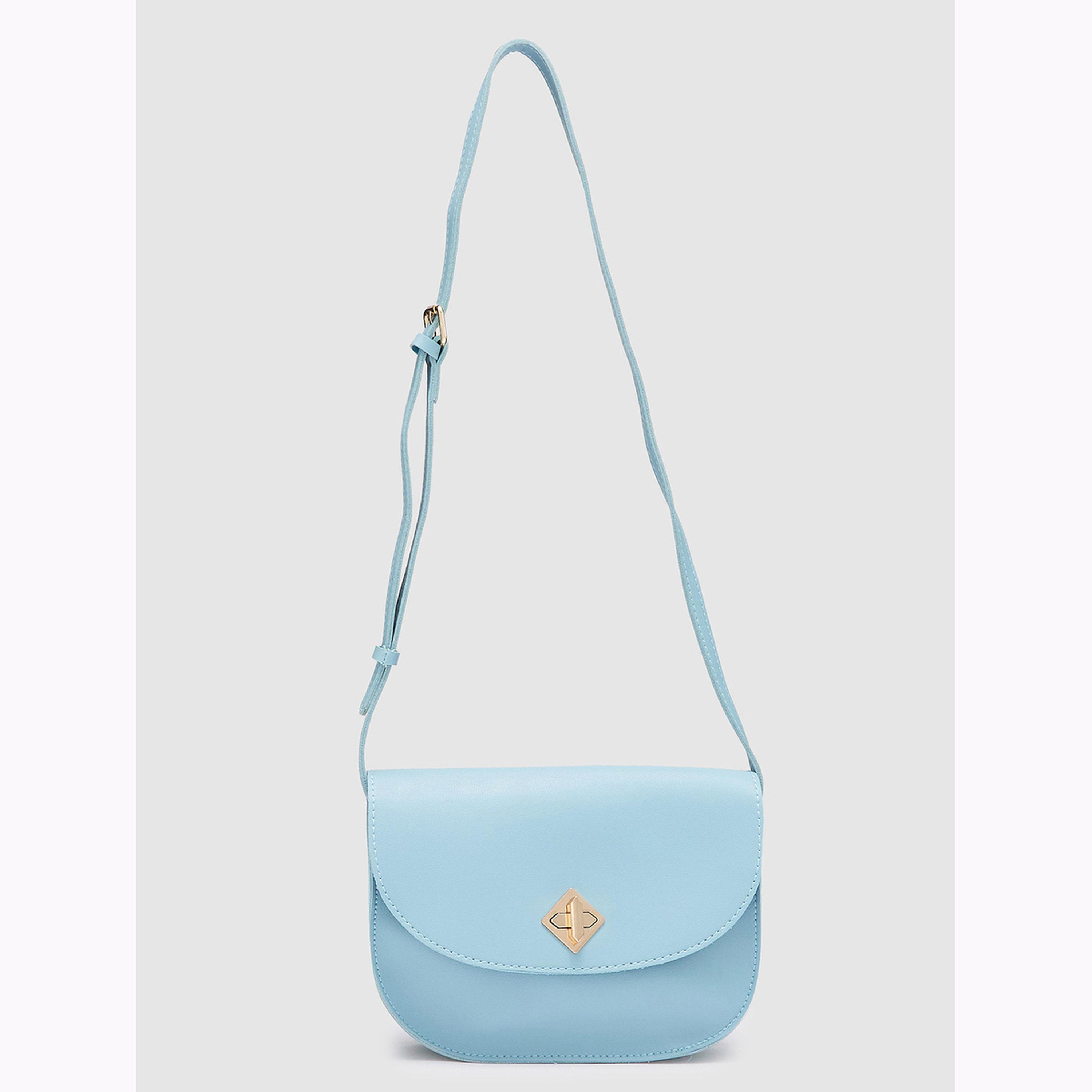 Globus X Styli Light Blue Crossbody Bag with Adjustable Strap-women-bagsandwallets-handbags-image-1