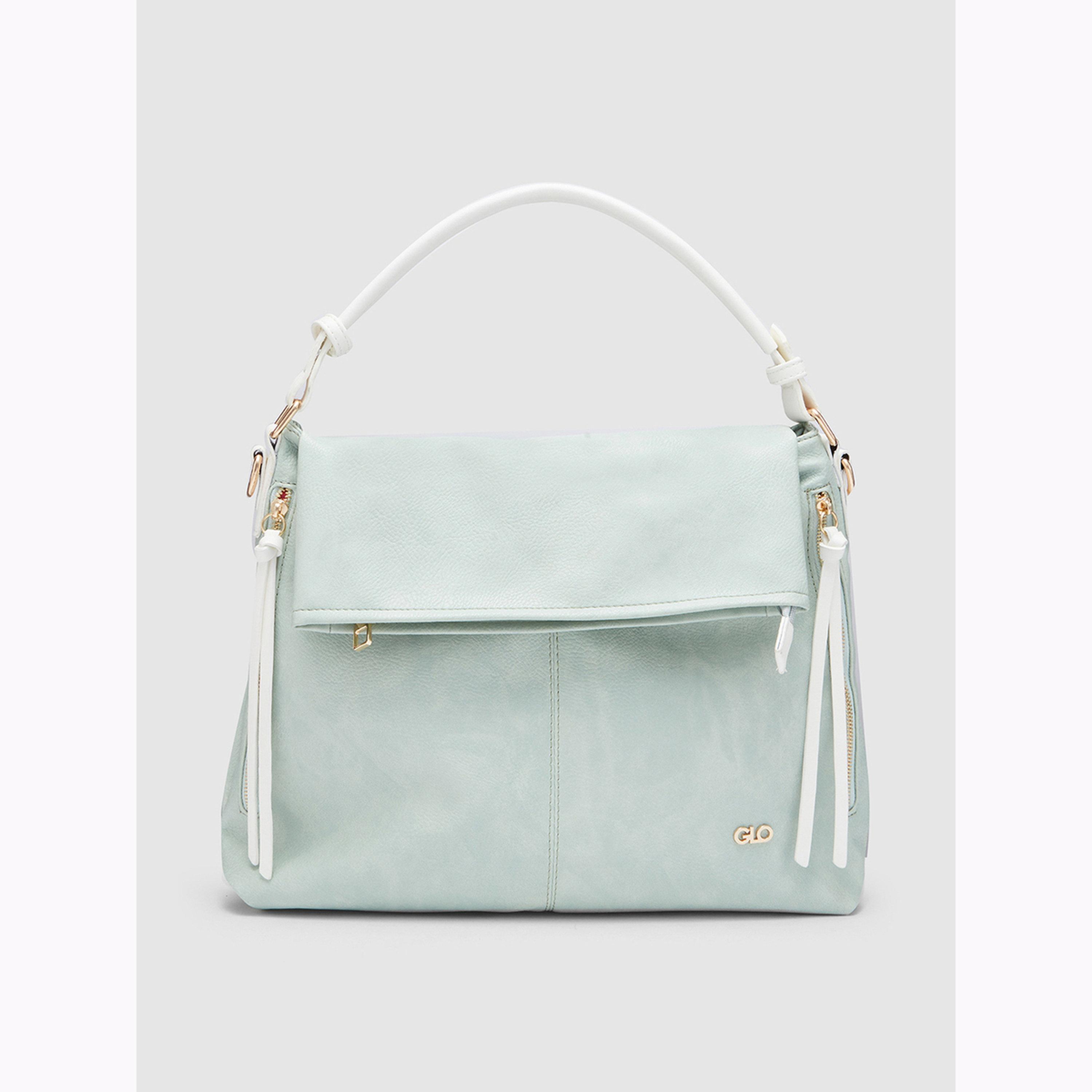Globus X Styli Mint Green Faux Leather Hobo Bag-women-bagsandwallets-handbags-image-1